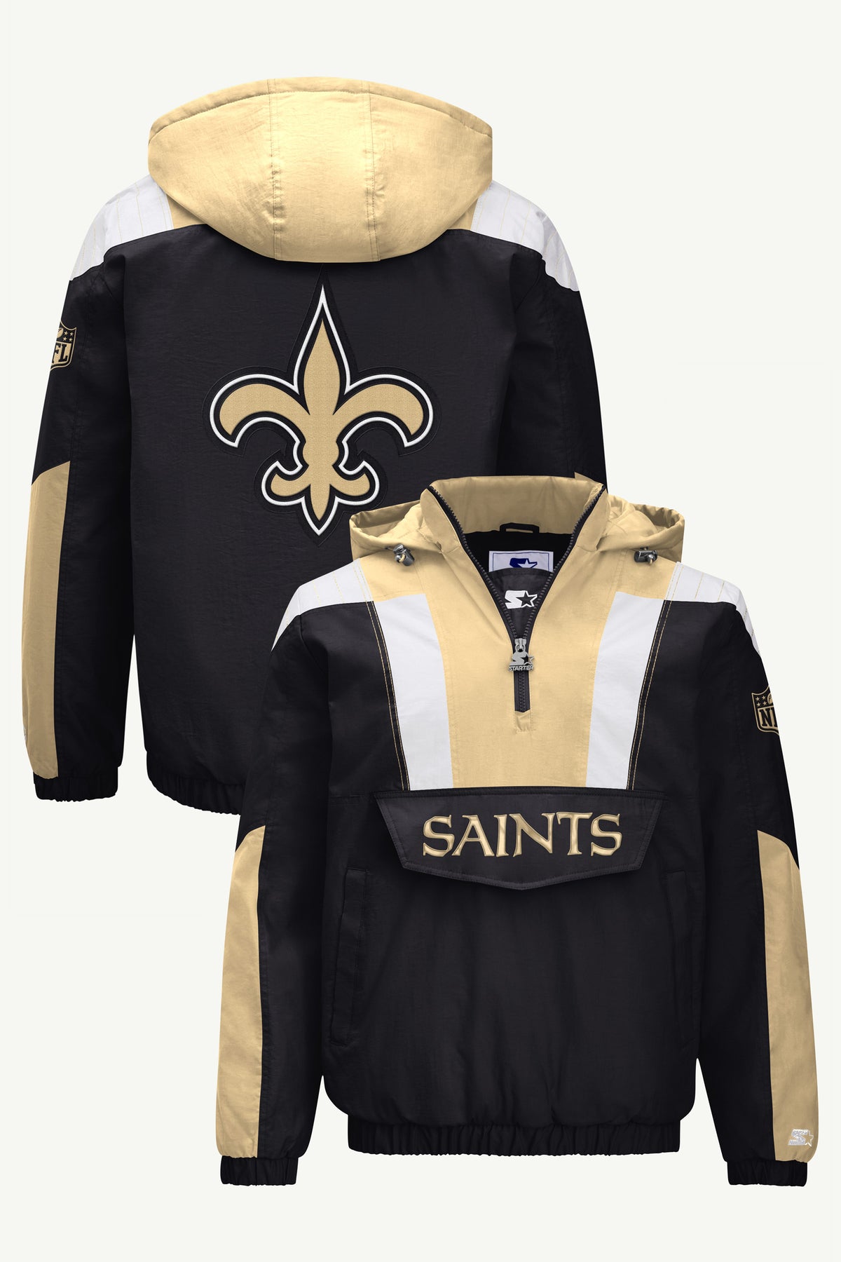 MENS NEW ORLEANS SAINTS CLASSIC BREAKAWAY JACKET View 1