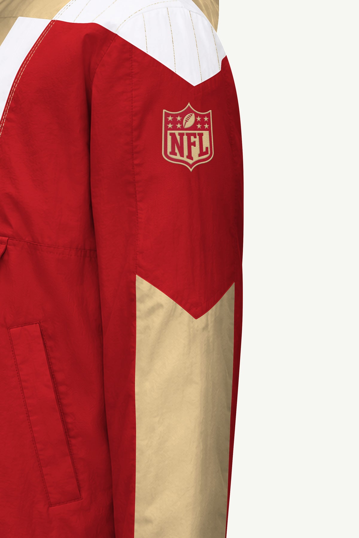 MENS SAN FRANCISCO 49ERS CLASSIC BREAKAWAY JACKET View 5