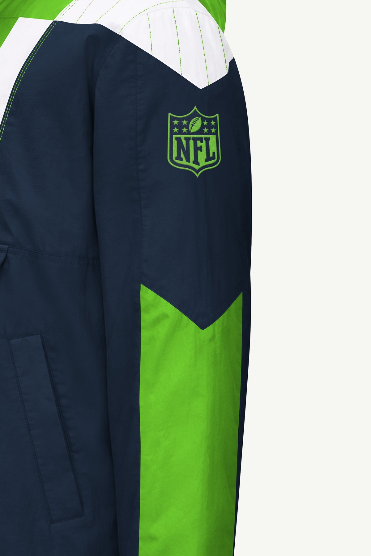 MENS SEATTLE SEAHAWKS CLASSIC BREAKAWAY JACKET View 5