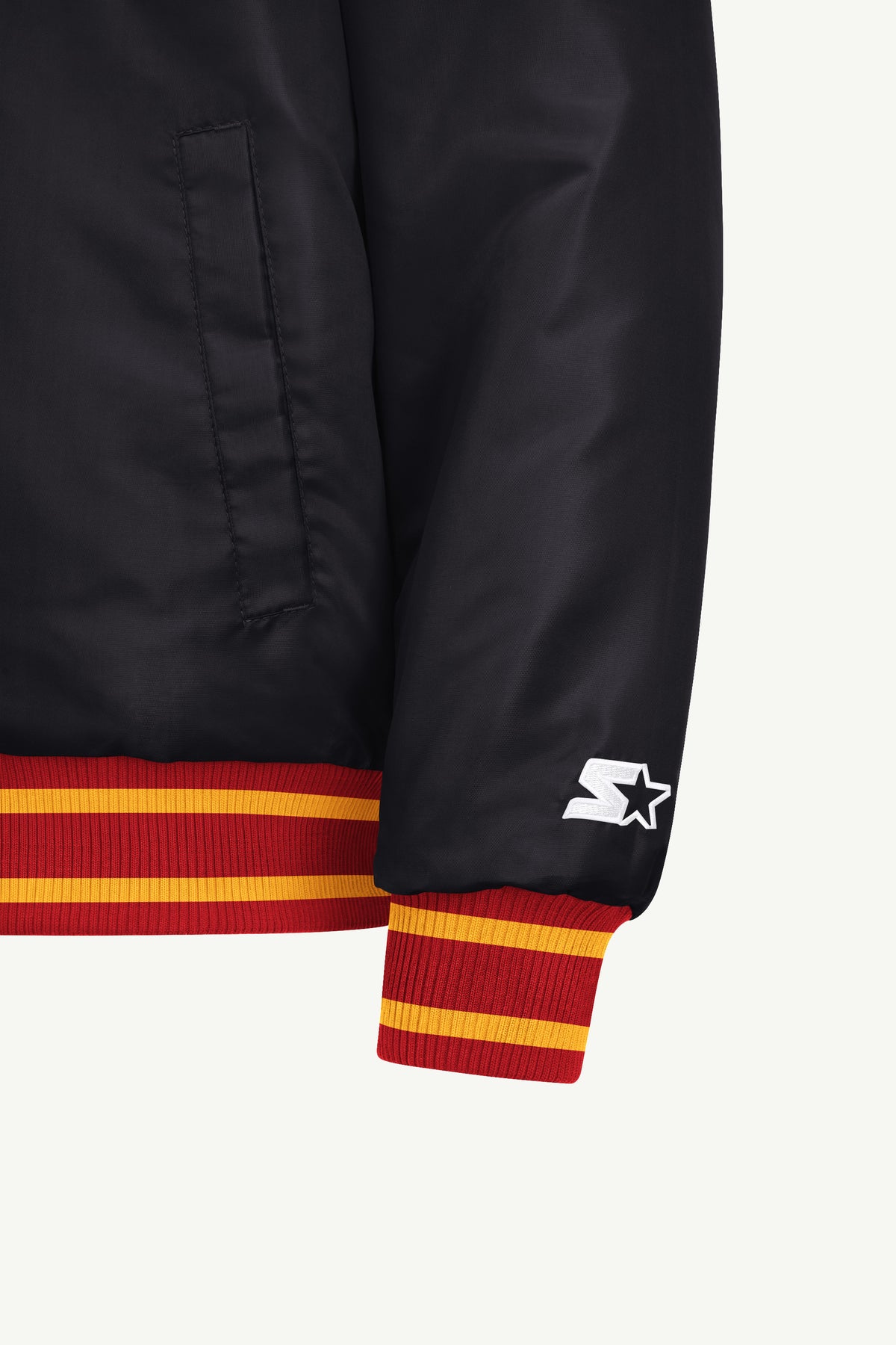 MENS KANSAS CITY CHIEFS ACROSS SATIN VARSITY JACKET View 5