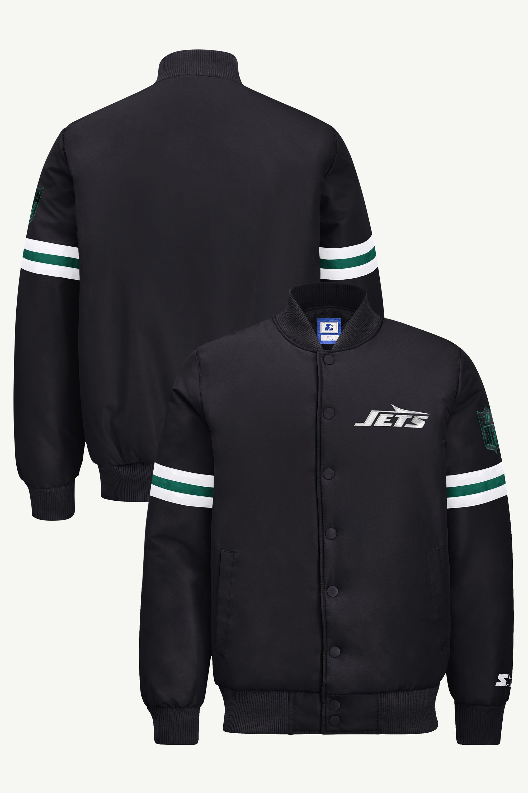 Mens New York Jets Quarter Zip Jacket | NFL | Starter