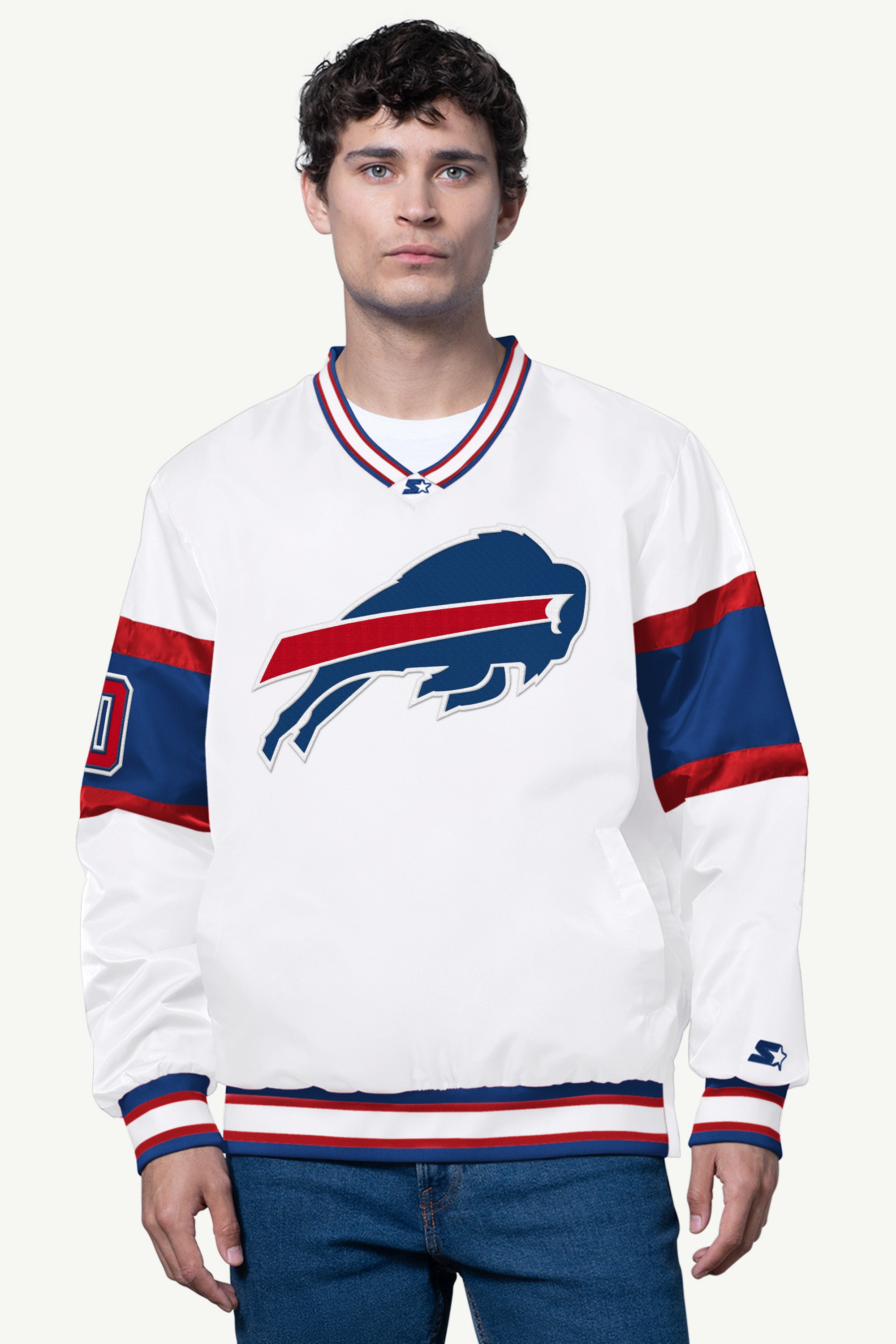 MENS BUFFALO BILLS SIGNAL COLLAR PULLOVER View 1 | NFL