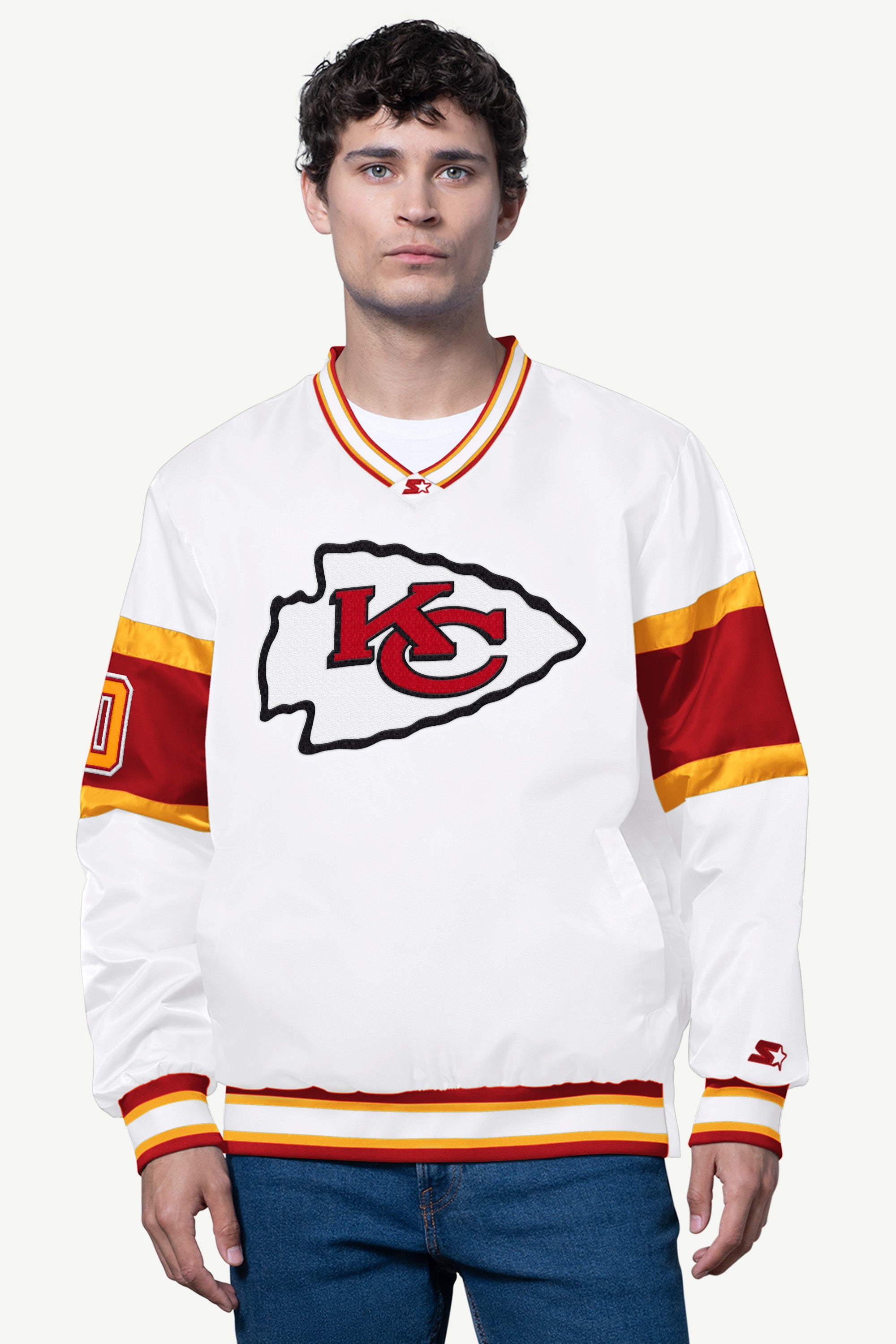 MENS KANSAS CITY CHIEFS SIGNAL COLLAR PULLOVER View 1 | NFL