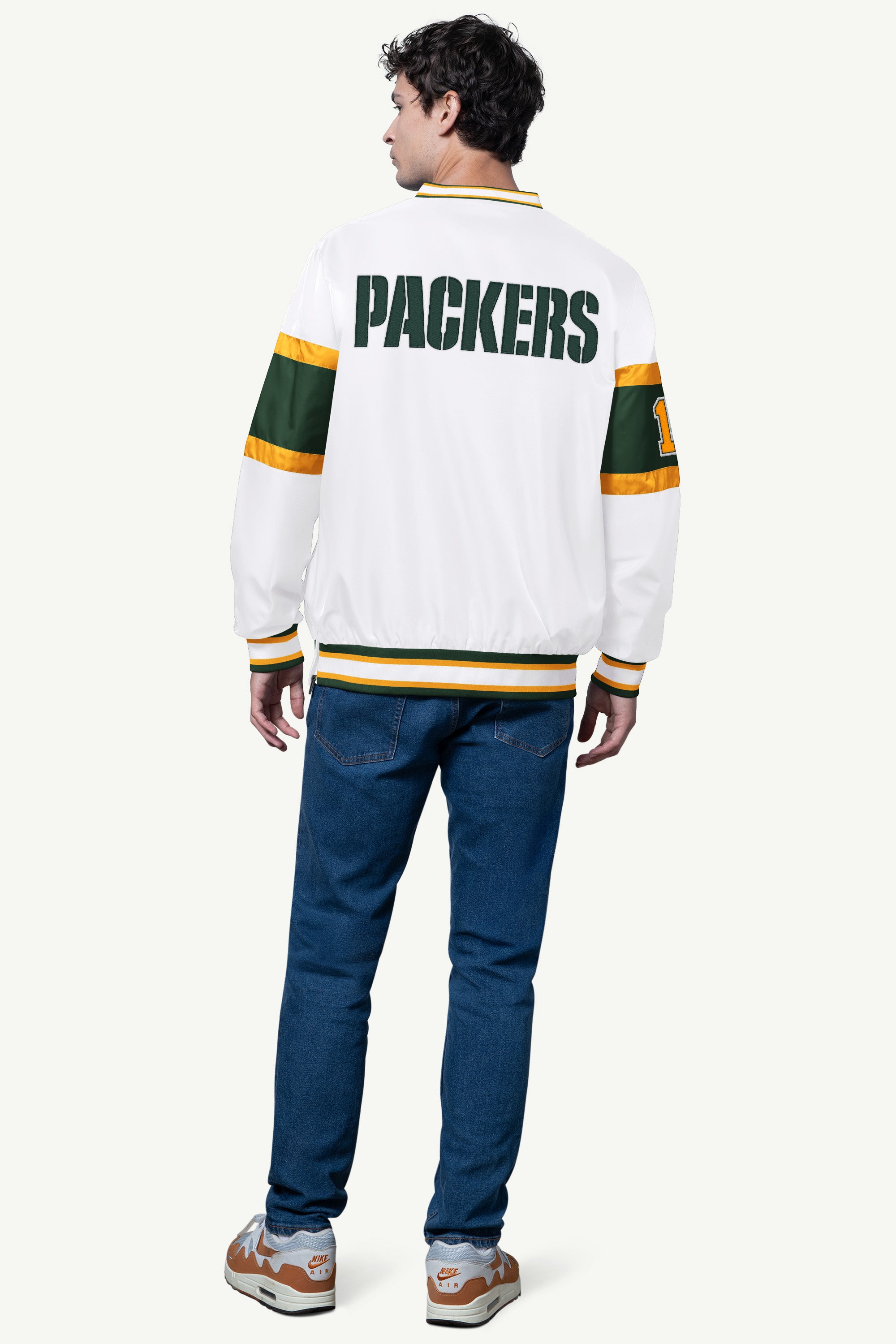 MENS GREEN BAY PACKERS SIGNAL COLLAR PULLOVER View 2 | NFL