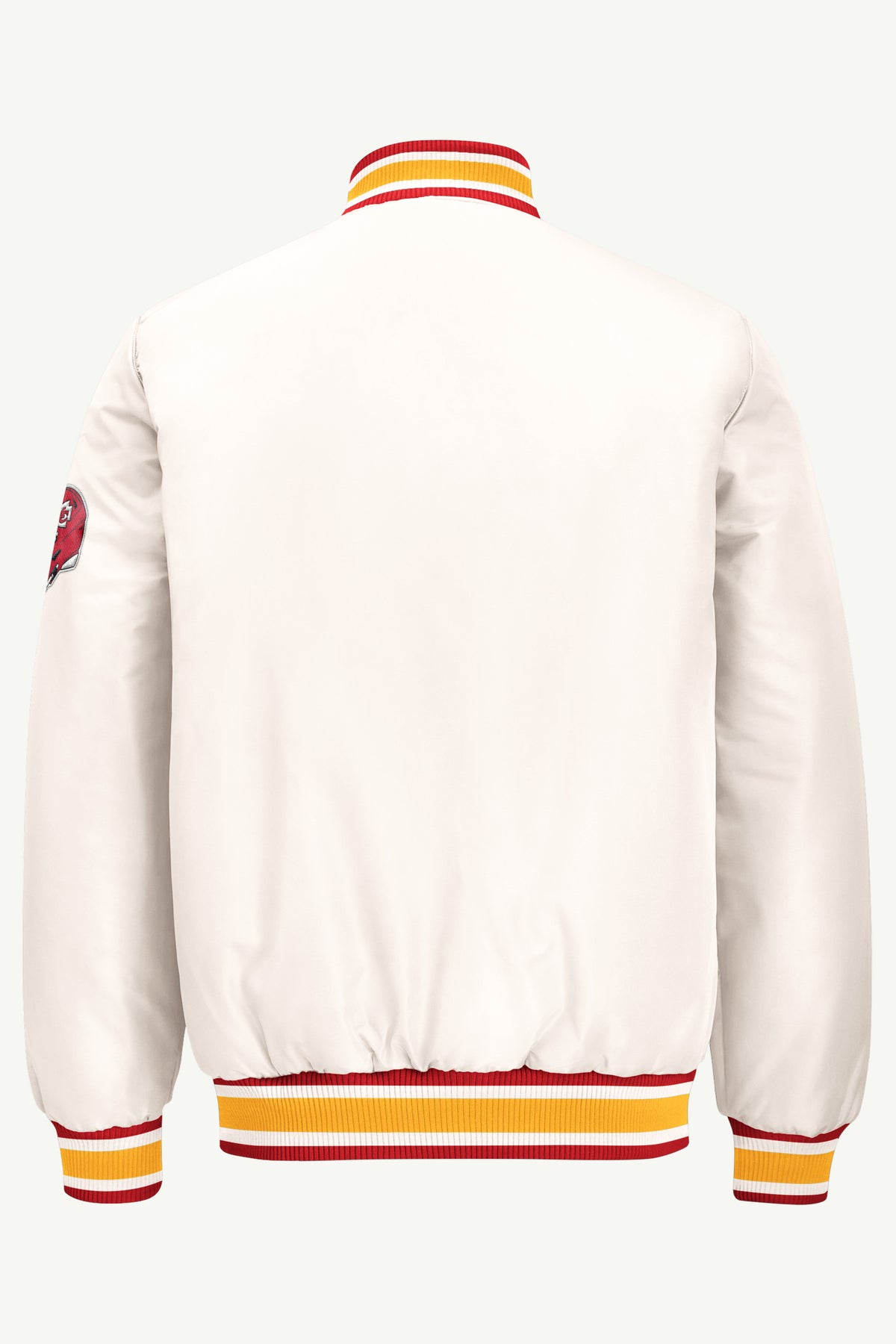 MENS KANSAS CITY CHIEFS GAME DAY SATIN VARSITY JACKET View 3 | STARTER JACKETS