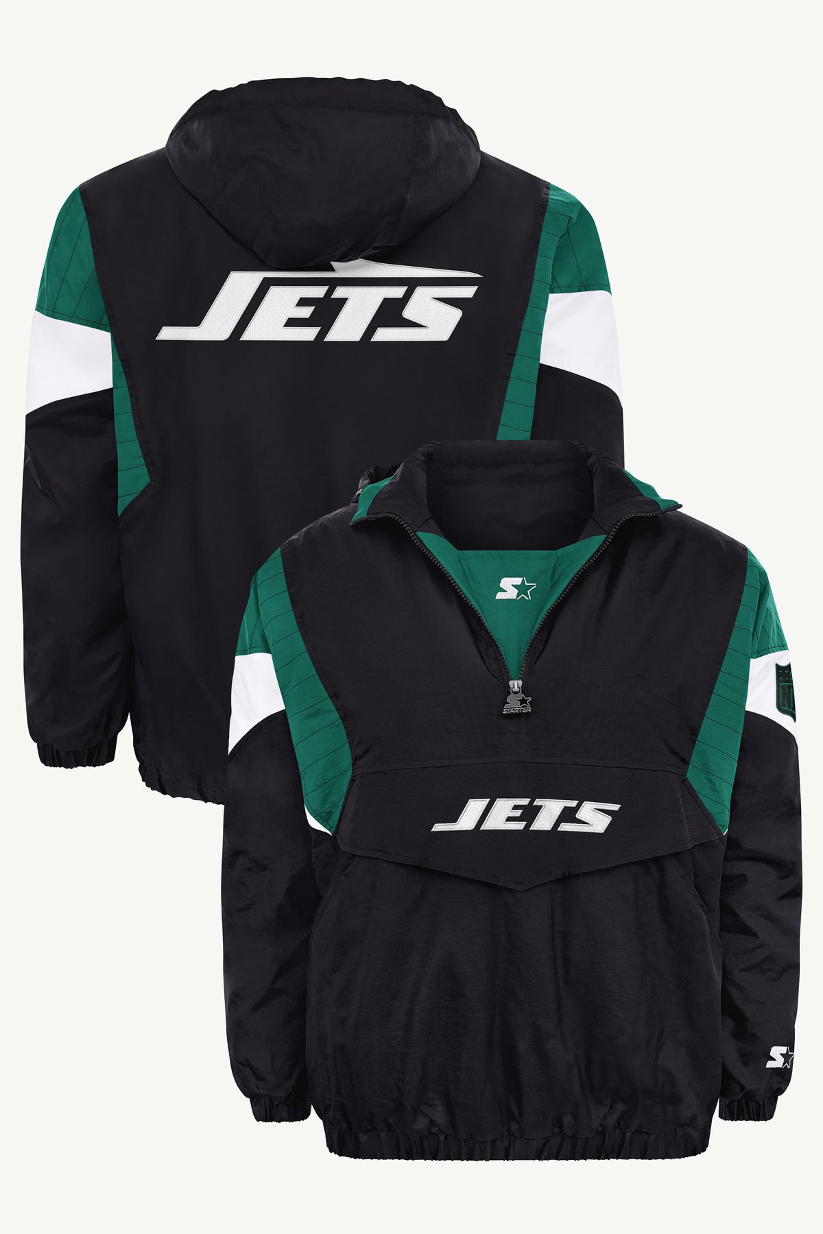 MENS NEW YORK JETS BLACK BREAKAWAY JACKET View 1