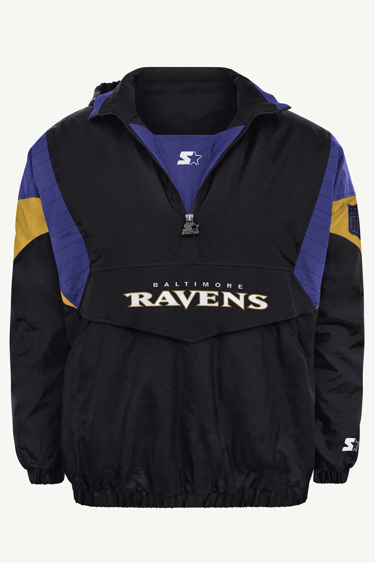 MENS BALTIMORE RAVENS BLACK BREAKAWAY JACKET View 2