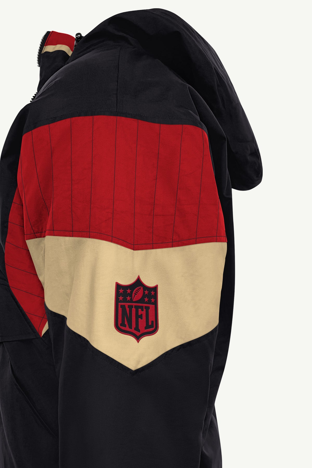 MENS SAN FRANCISCO 49ERS BLACK BREAKAWAY JACKET View 5