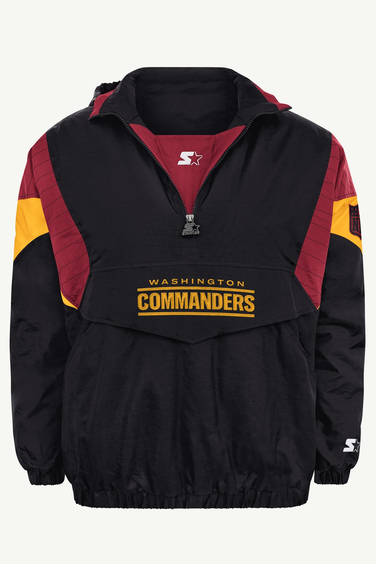 MENS WASHINGTON COMMANDERS BLACK BREAKAWAY JACKET View 2
