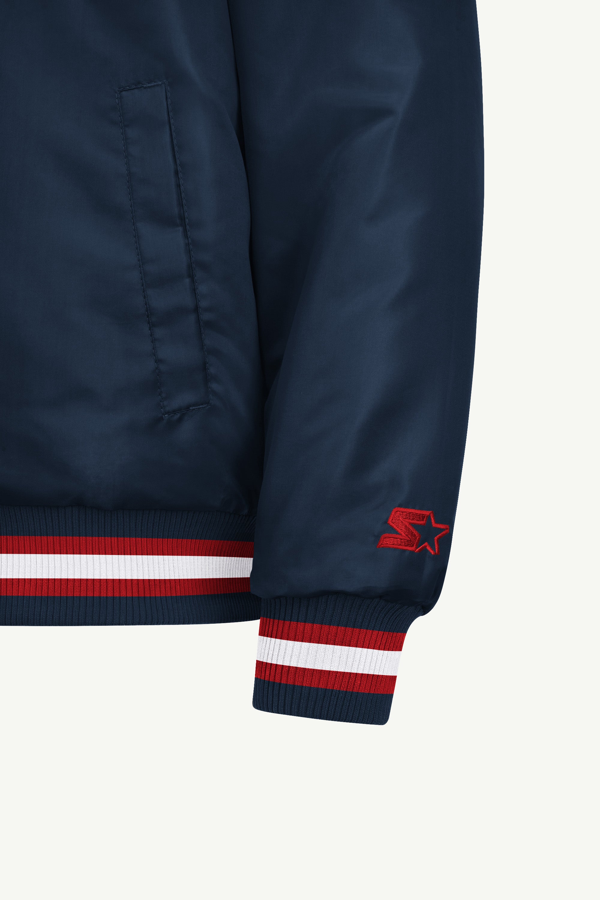 MENS MONTREAL CANADIENS COURTSIDE VARSITY JACKET View 4