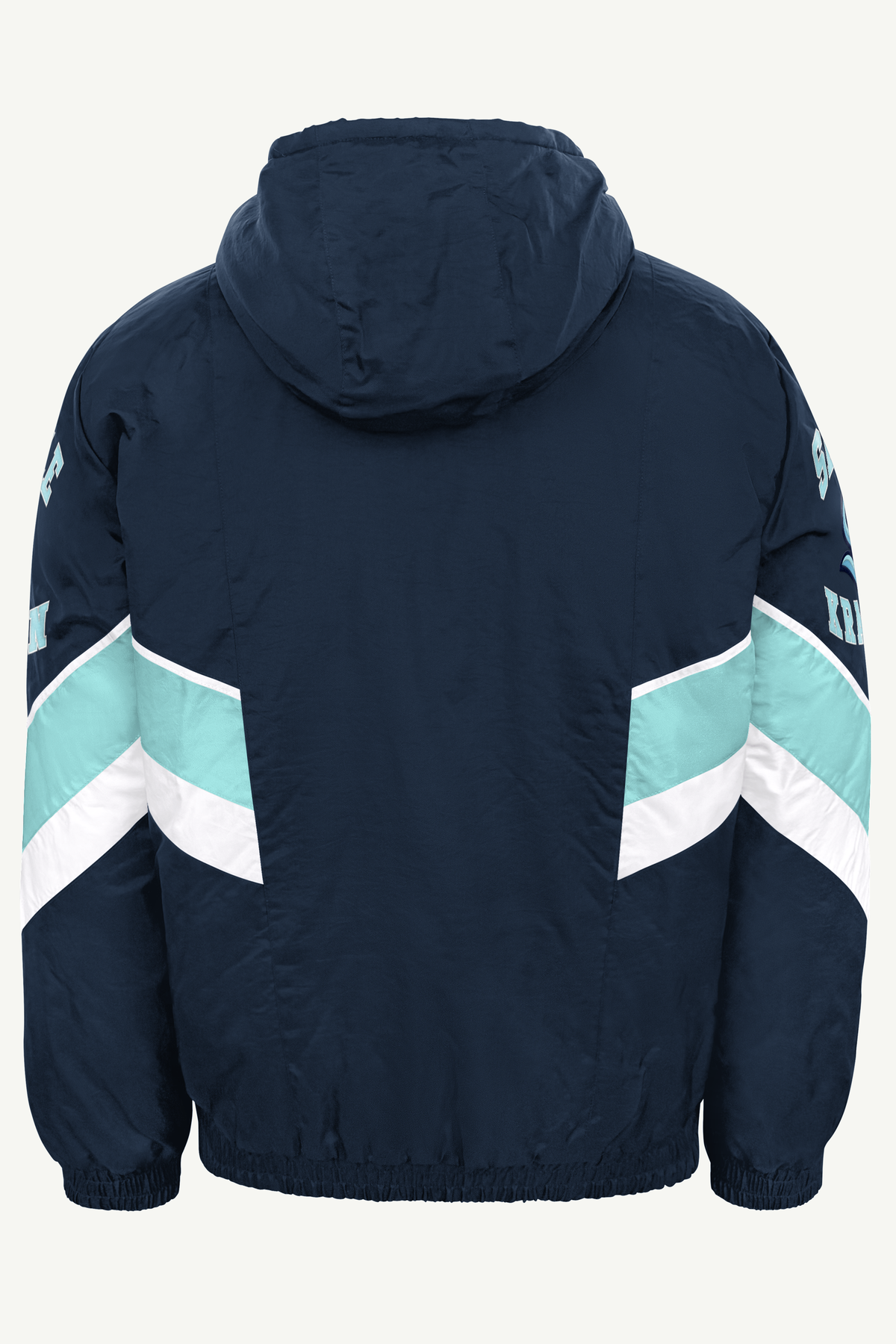 MENS SEATTLE KRAKEN CHEVRON FULL ZIP JACKET View 3