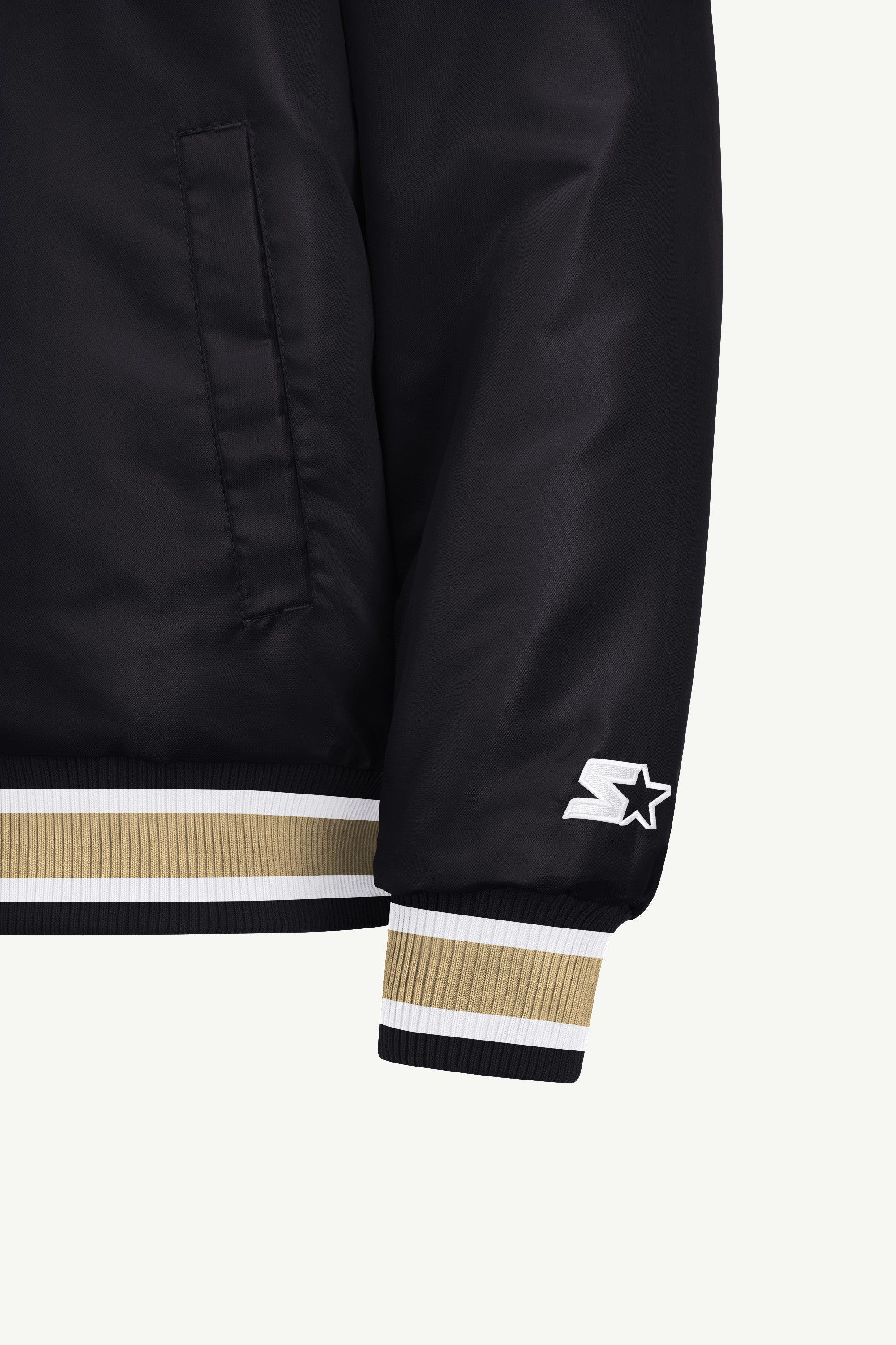 MENS VEGAS GOLDEN KNIGHTS GAME DAY SATIN VARSITY JACKET View 5