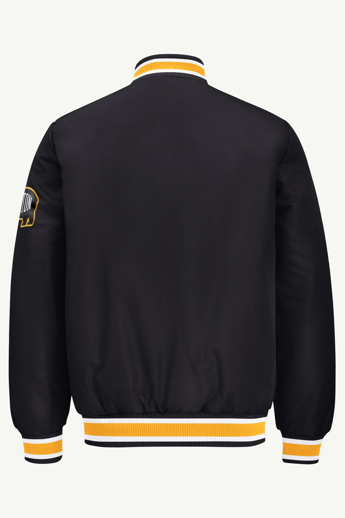 MENS BOSTON BRUINS GAME DAY SATIN VARSITY JACKET View 3