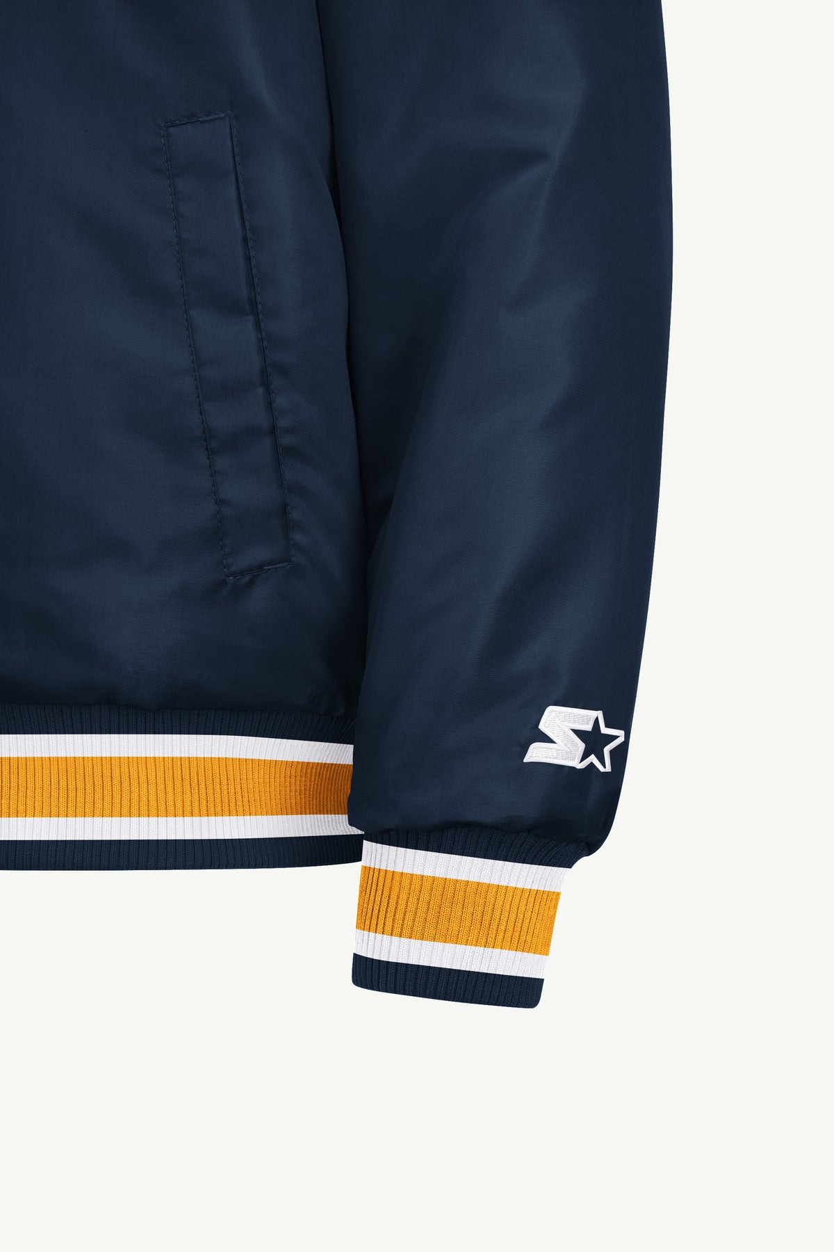 MENS NASHVILLE PREDATORS GAME DAY SATIN VARSITY JACKET View 5