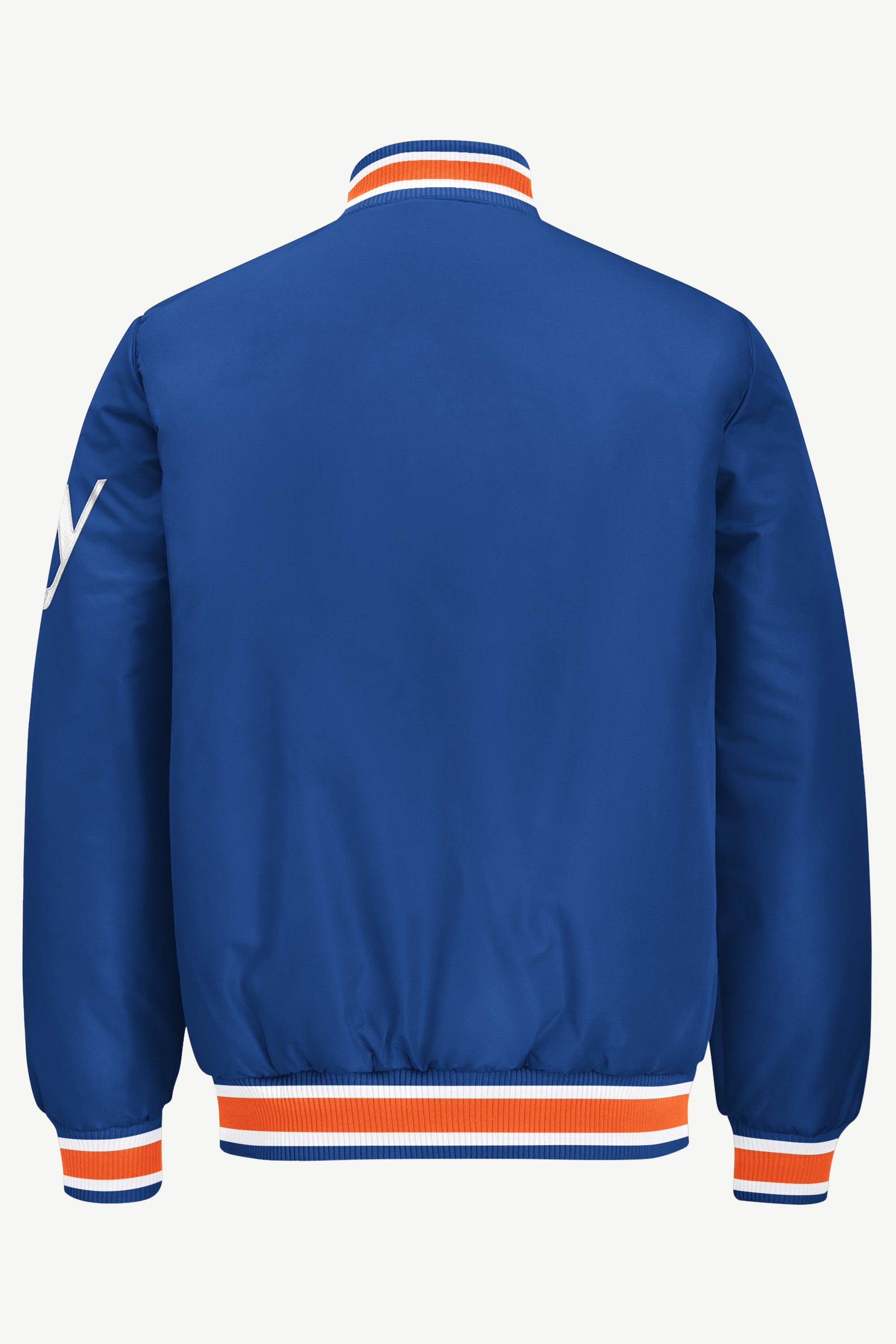 MENS NEW YORK ISLANDERS GAME DAY SATIN VARSITY JACKET View 3