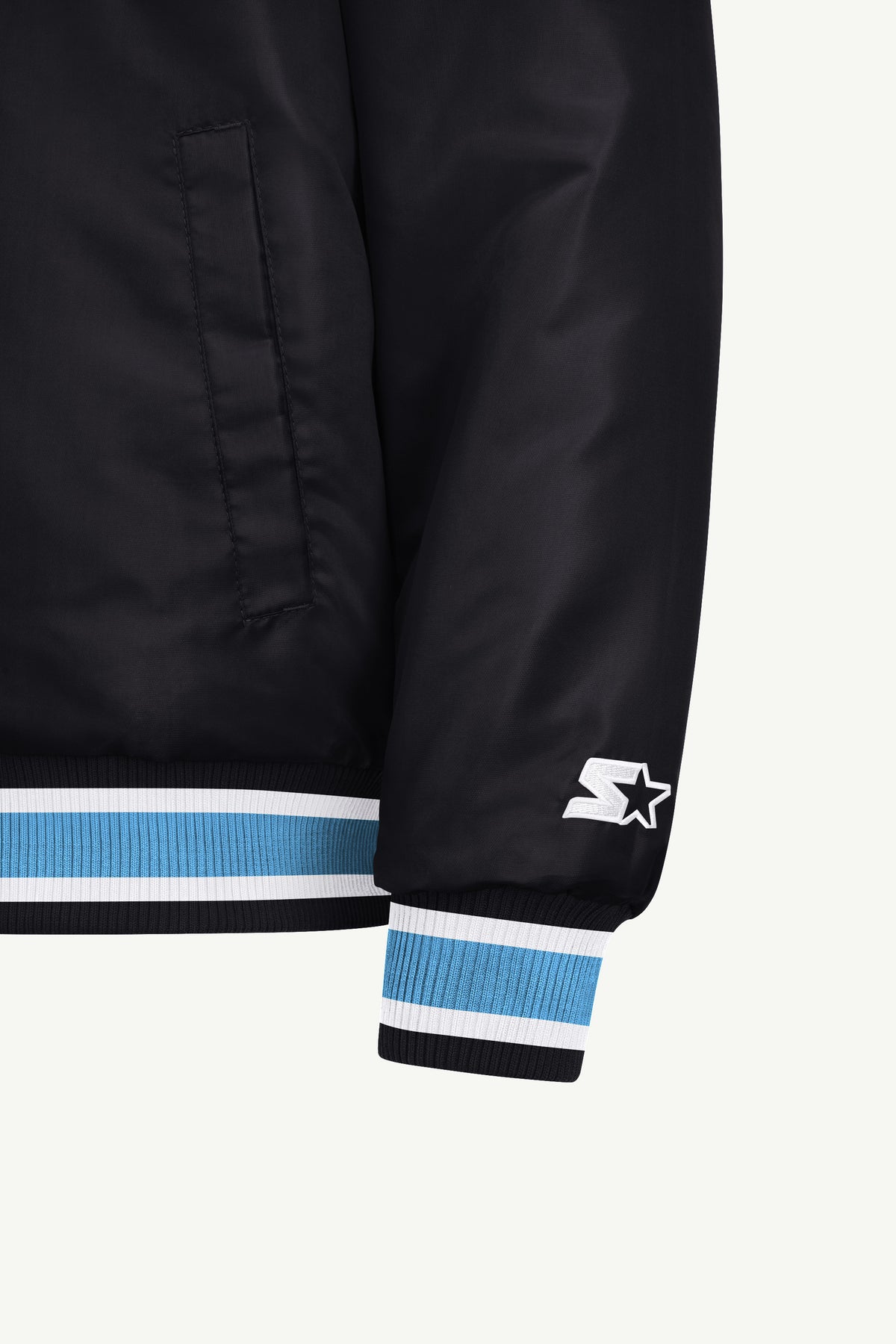 MENS UTAH HOCKEY CLUB GAME DAY SATIN VARSITY JACKET View 5