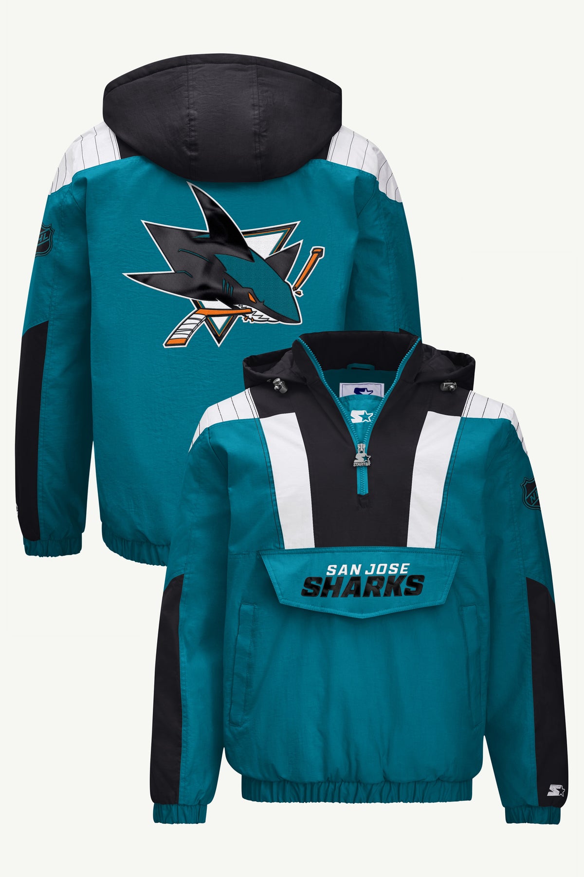MENS SAN JOSE SHARKS CLASSIC BREAKAWAY JACKET View 1 | Gifts for Him