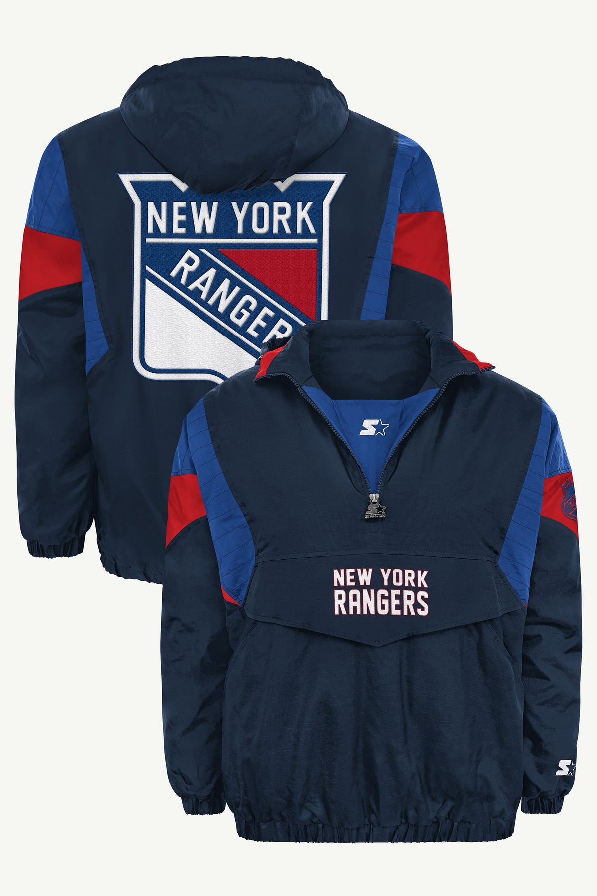 MENS NEW YORK RANGERS CLASSIC BREAKAWAY JACKET View 1 | STARTER JACKETS