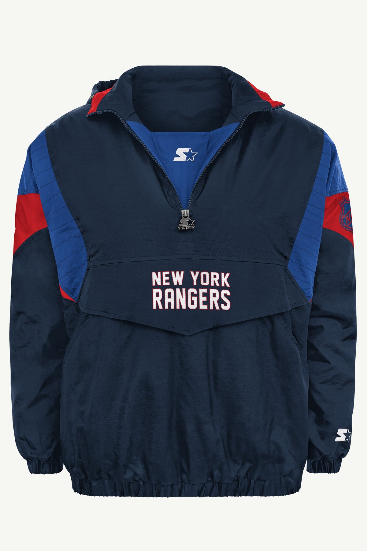 MENS NEW YORK RANGERS CLASSIC BREAKAWAY JACKET View 2 | STARTER JACKETS