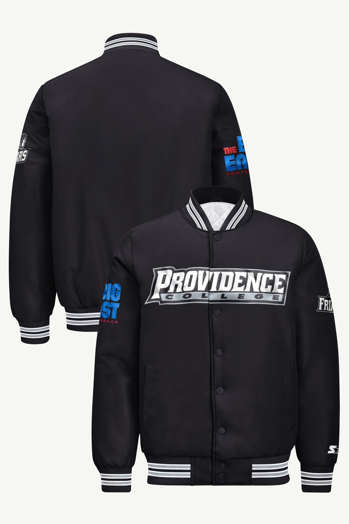 MENS PROVIDENCE FRIARS SATIN VARSITY JACKET View 1 | New Arrivals