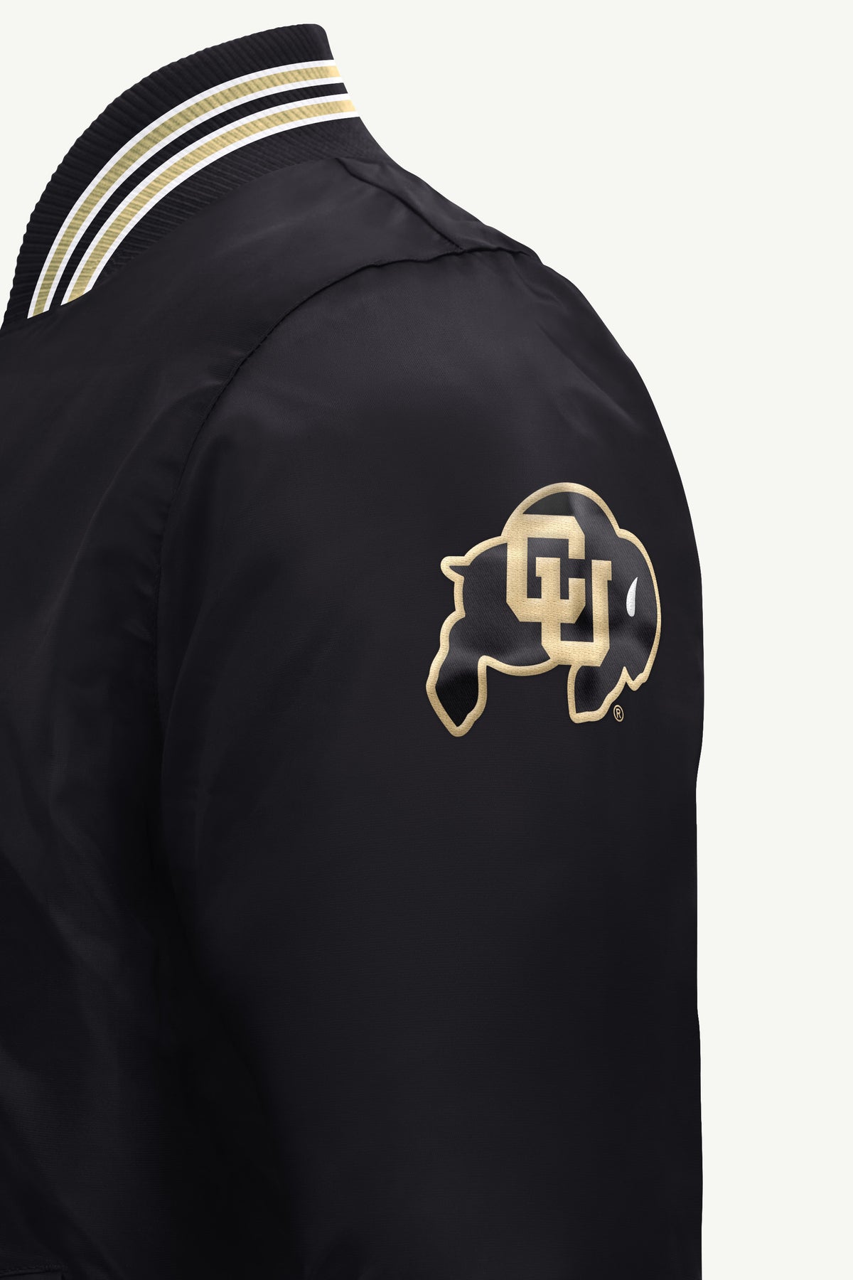 MENS COLORADO BUFFALOES SATIN VARSITY JACKET View 4 | New Arrivals