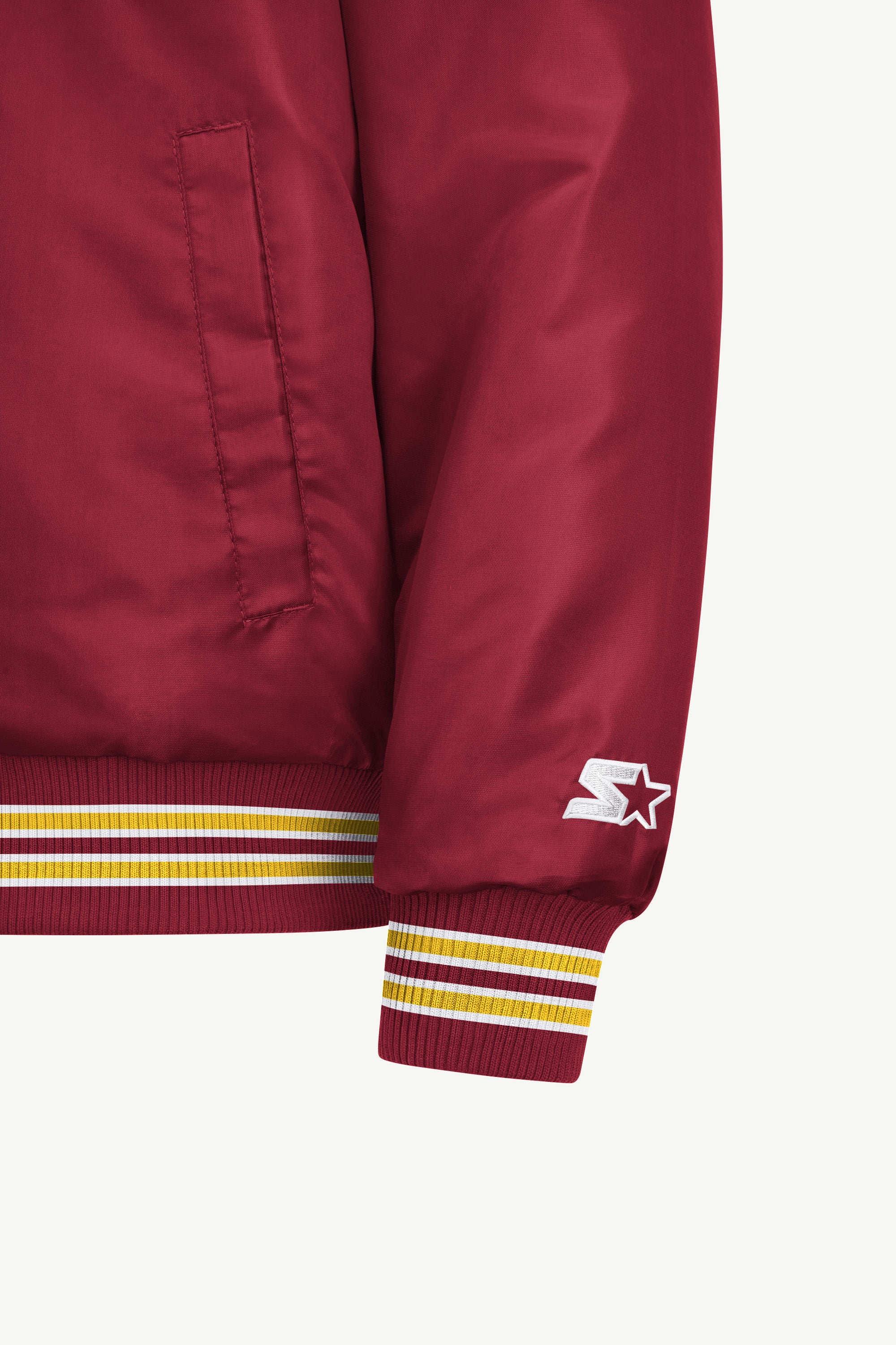 MENS SOUTHERN CALIFORNIA TROJANS SATIN VARSITY JACKET View 5