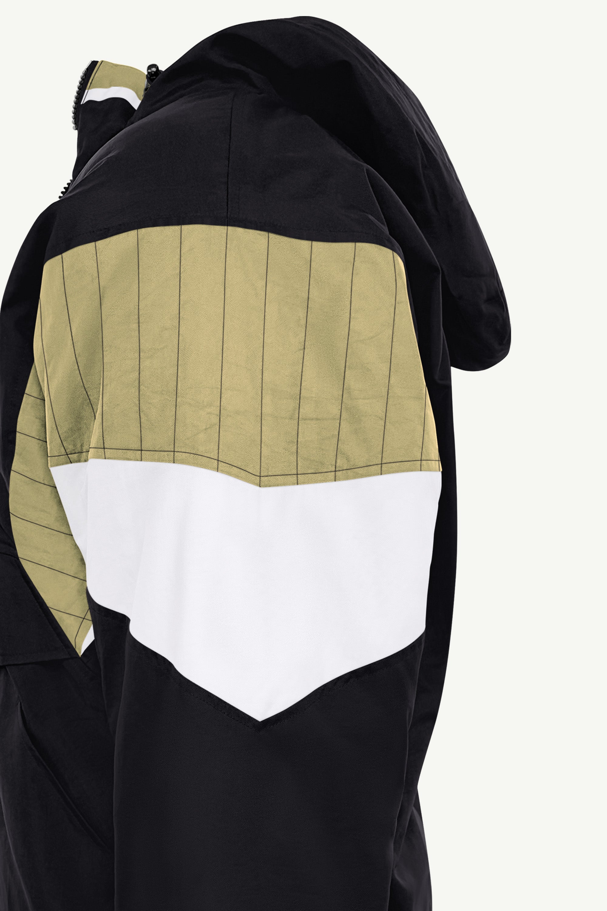 MENS COLORADO BUFFALOES THROWBACK HALF ZIP HOODED JACKET View 5