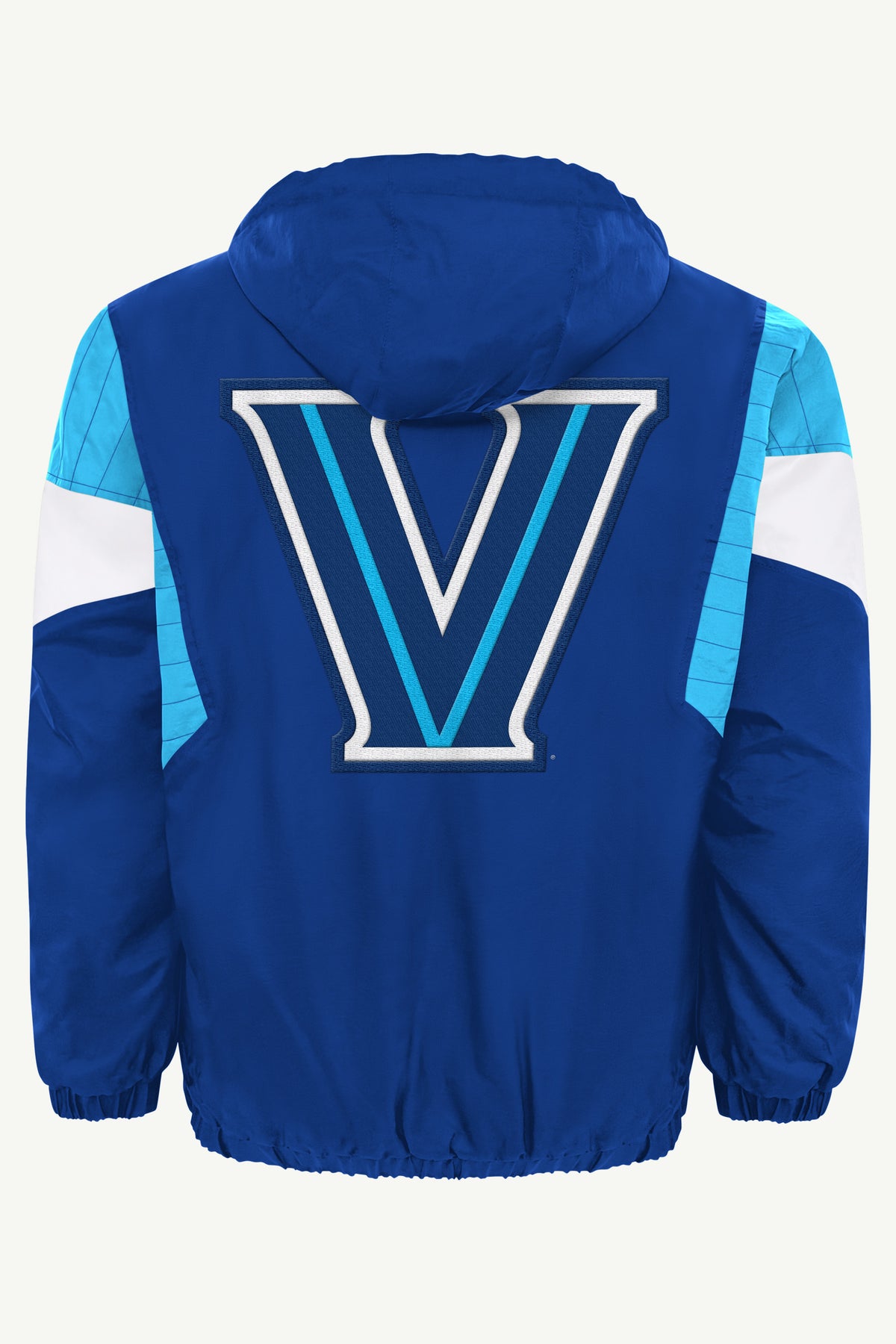 MENS VILLANOVA WILDCATS THROWBACK HALF ZIP HOODED JACKET View 3
