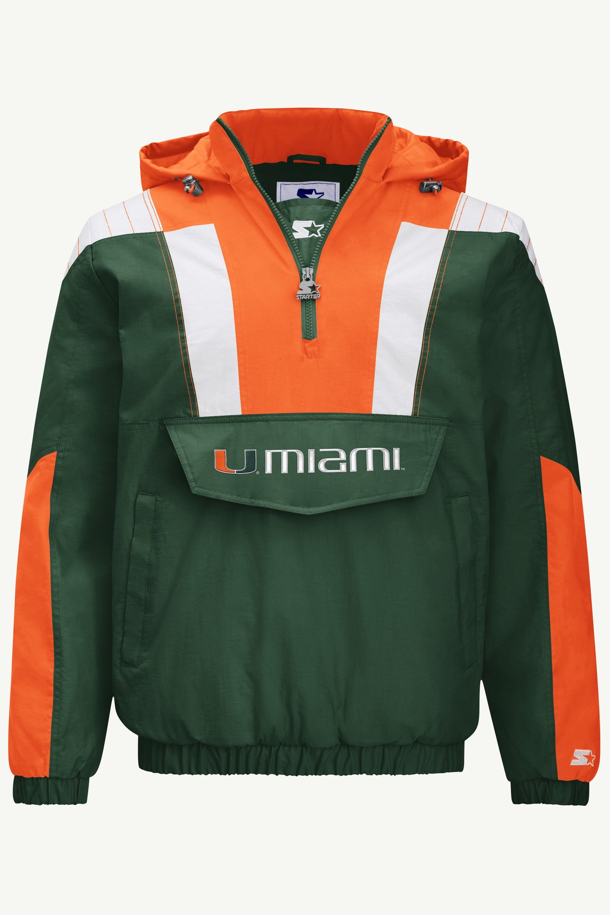 MENS MIAMI HURRICANES CLASSIC BREAKAWAY JACKET View 2