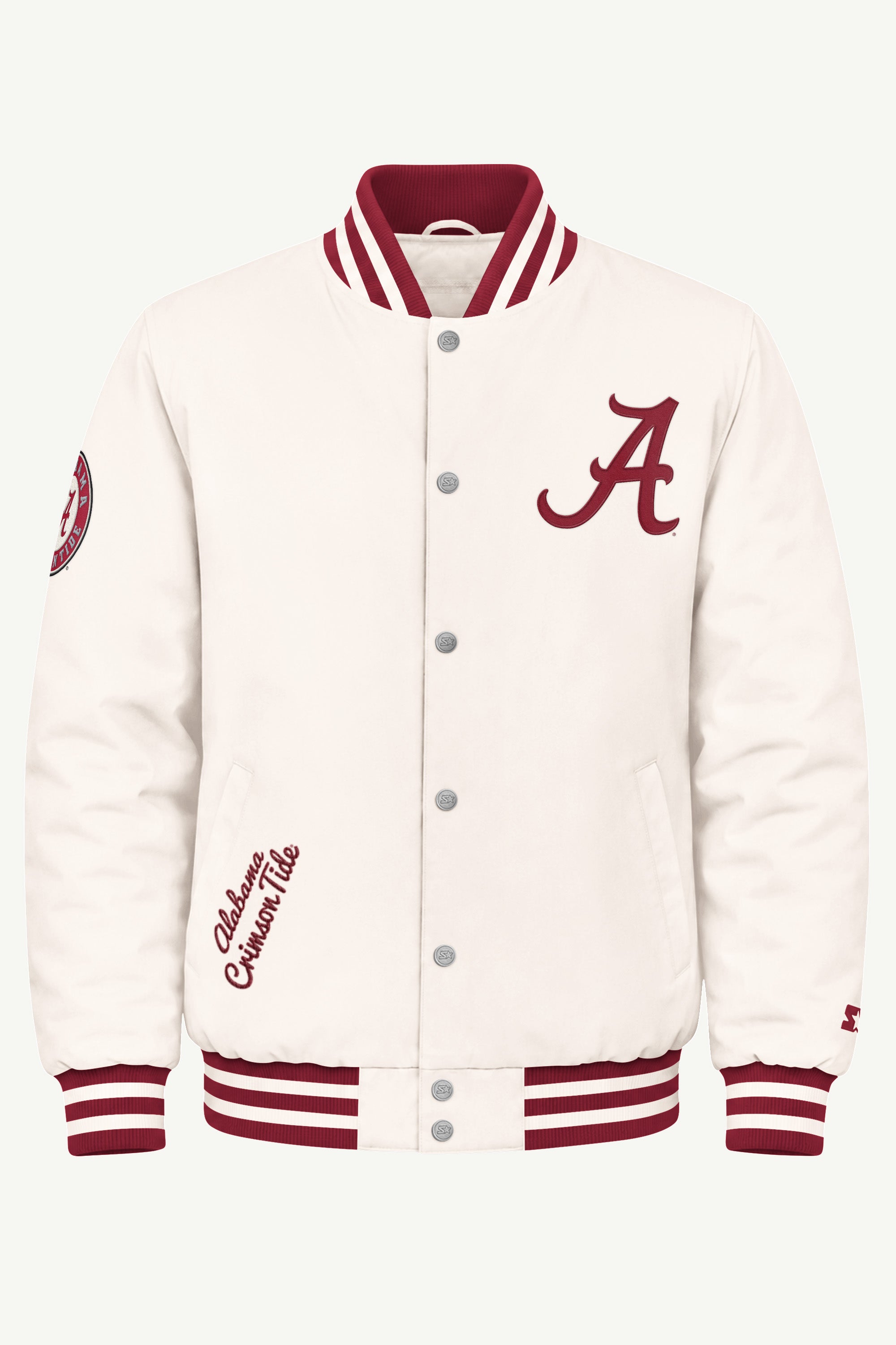 MENS ALABAMA CRIMSON TIDE VARSITY JACKET View 2