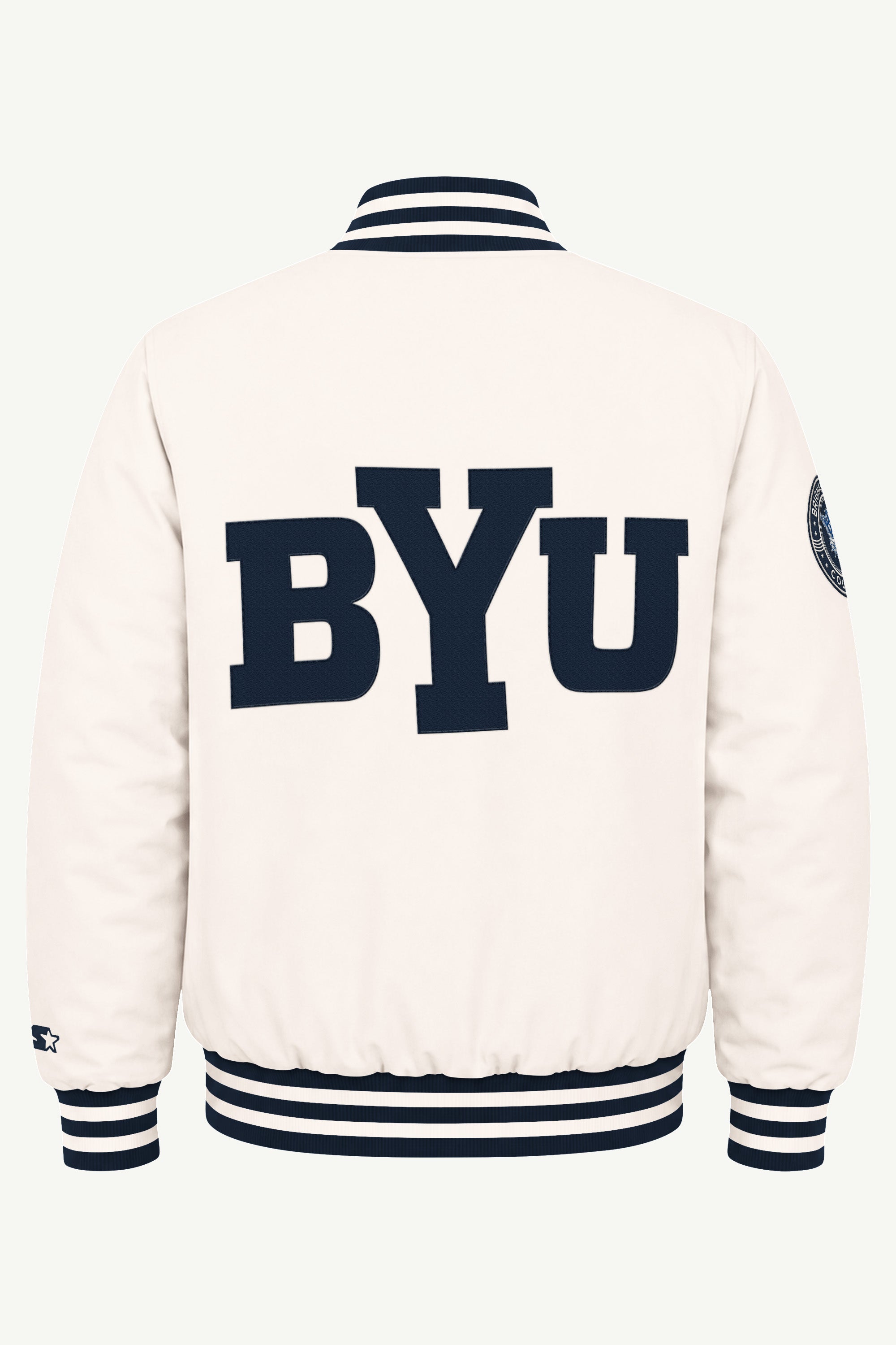 MENS BRIGHAM YOUNG COUGARS VARSITY JACKET View 3