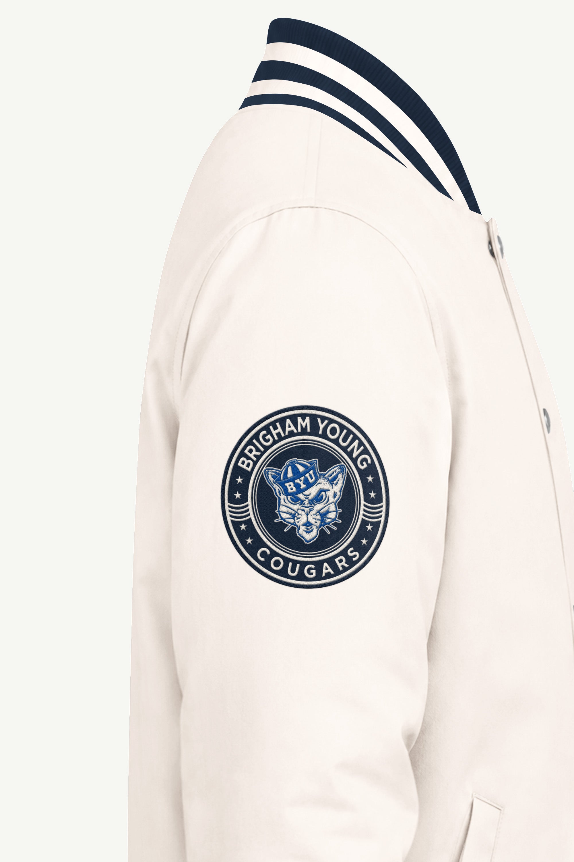 MENS BRIGHAM YOUNG COUGARS VARSITY JACKET View 4