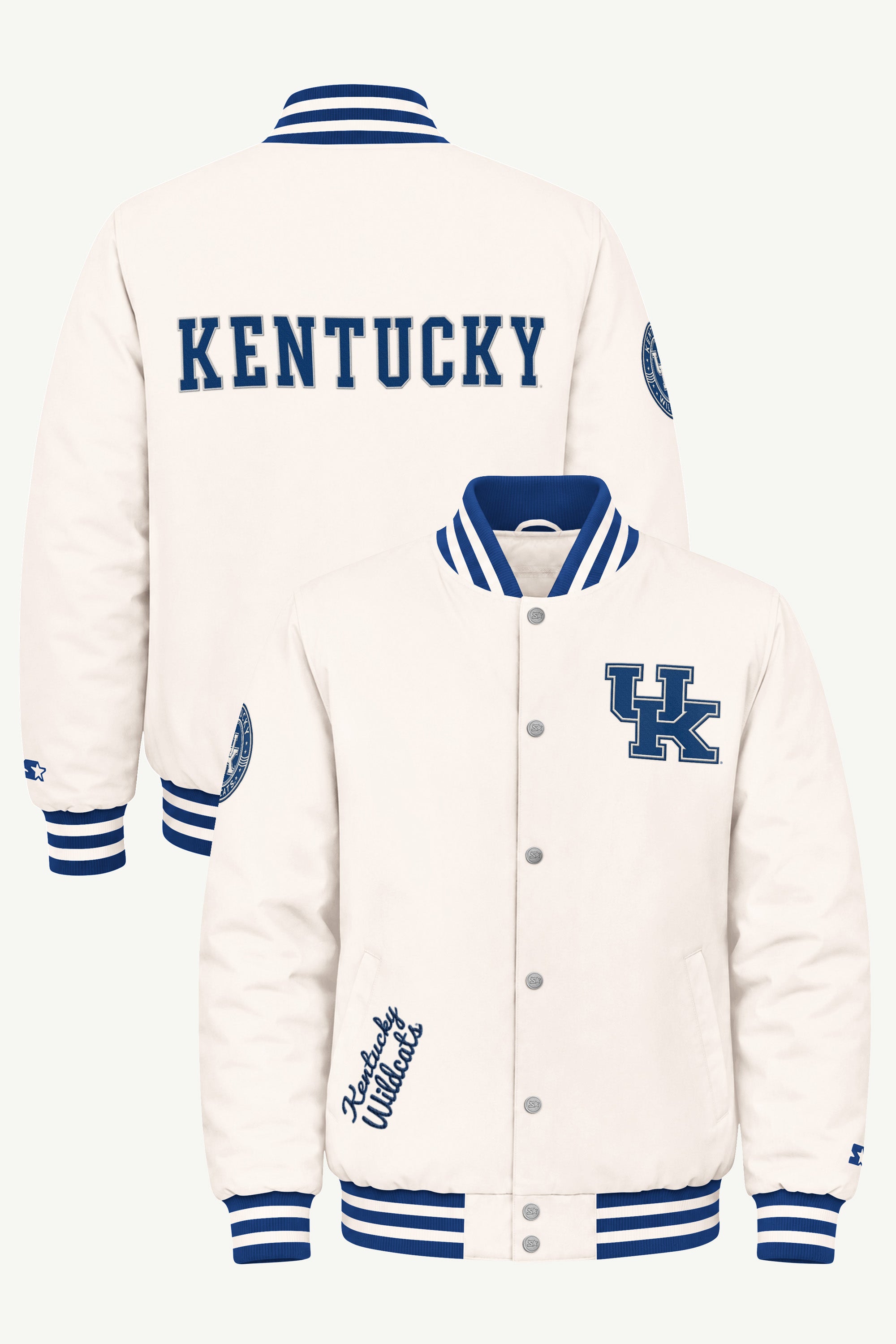 MENS KENTUCKY WILDCATS VARSITY JACKET View 1