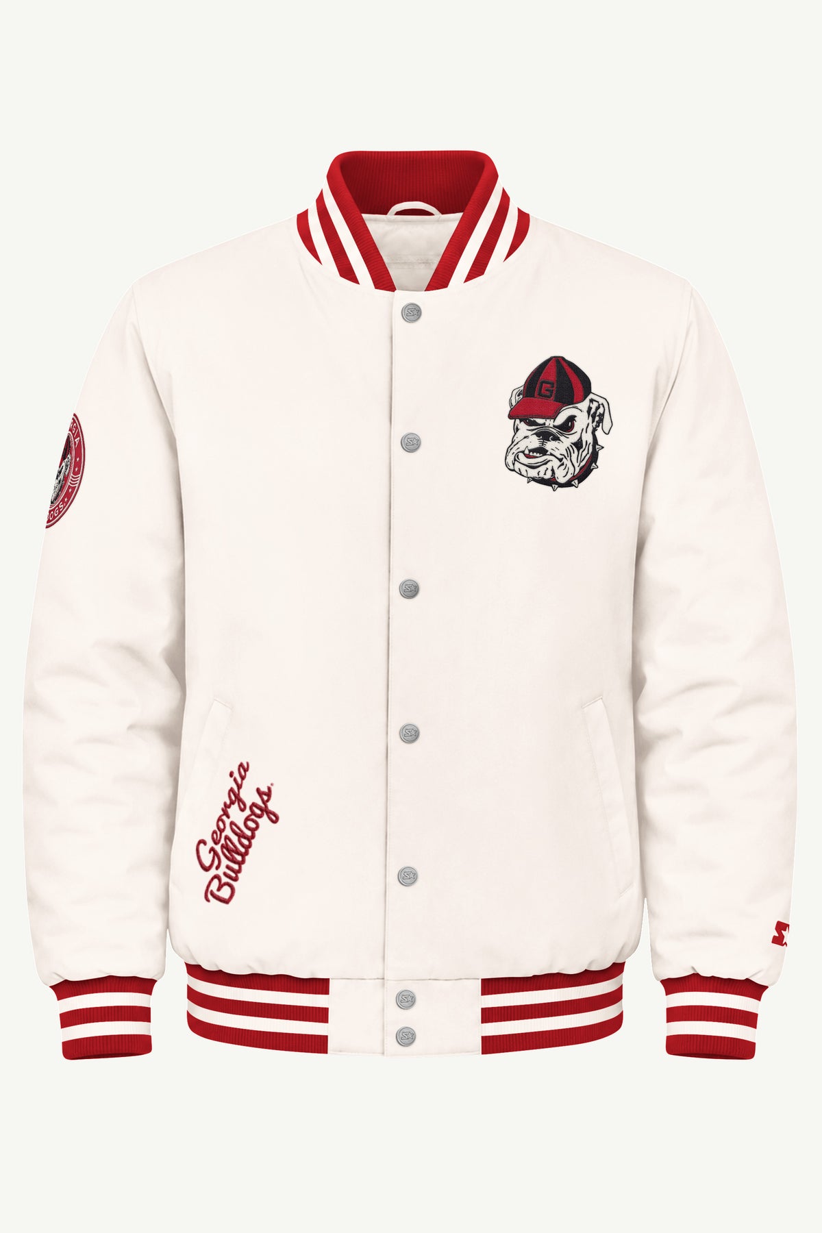 MENS GEORGIA BULLDOGS VARSITY JACKET View 2