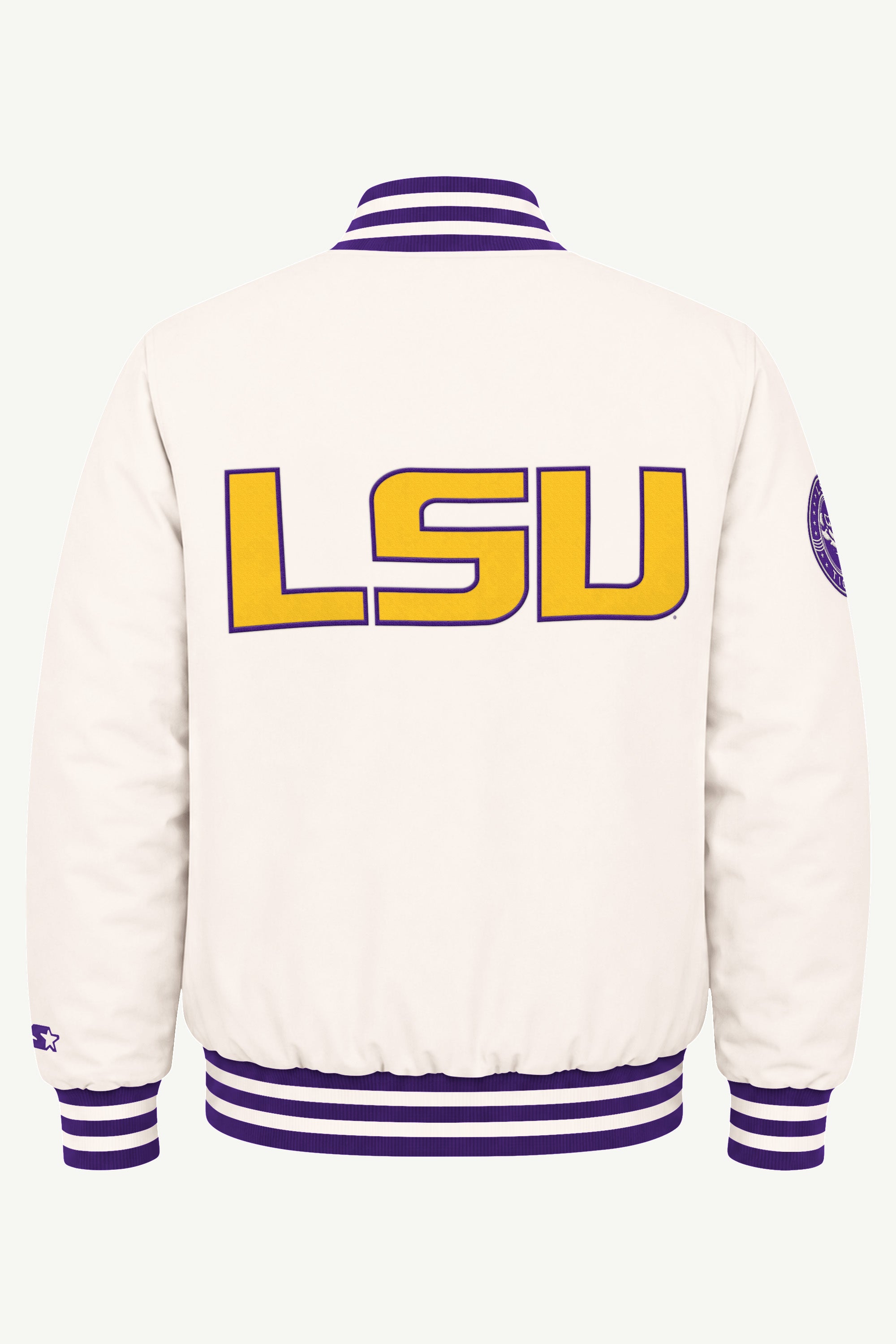 MENS LOUISIANA STATE TIGERS VARSITY JACKET View 3