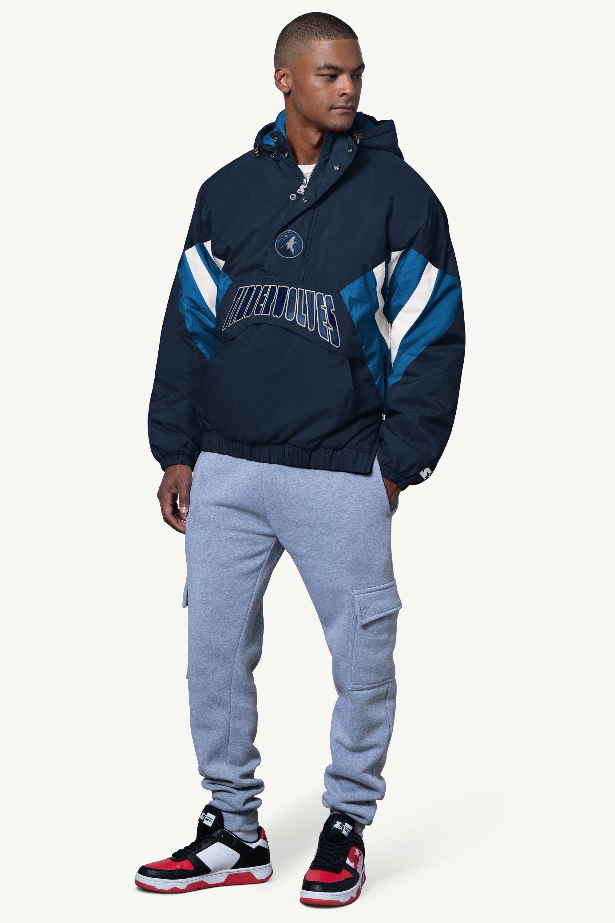 MENS MINNESOTA TIMBERWOLVES LINE UP BREAKAWAY CRINKLE POPOVER View 3 | NBA