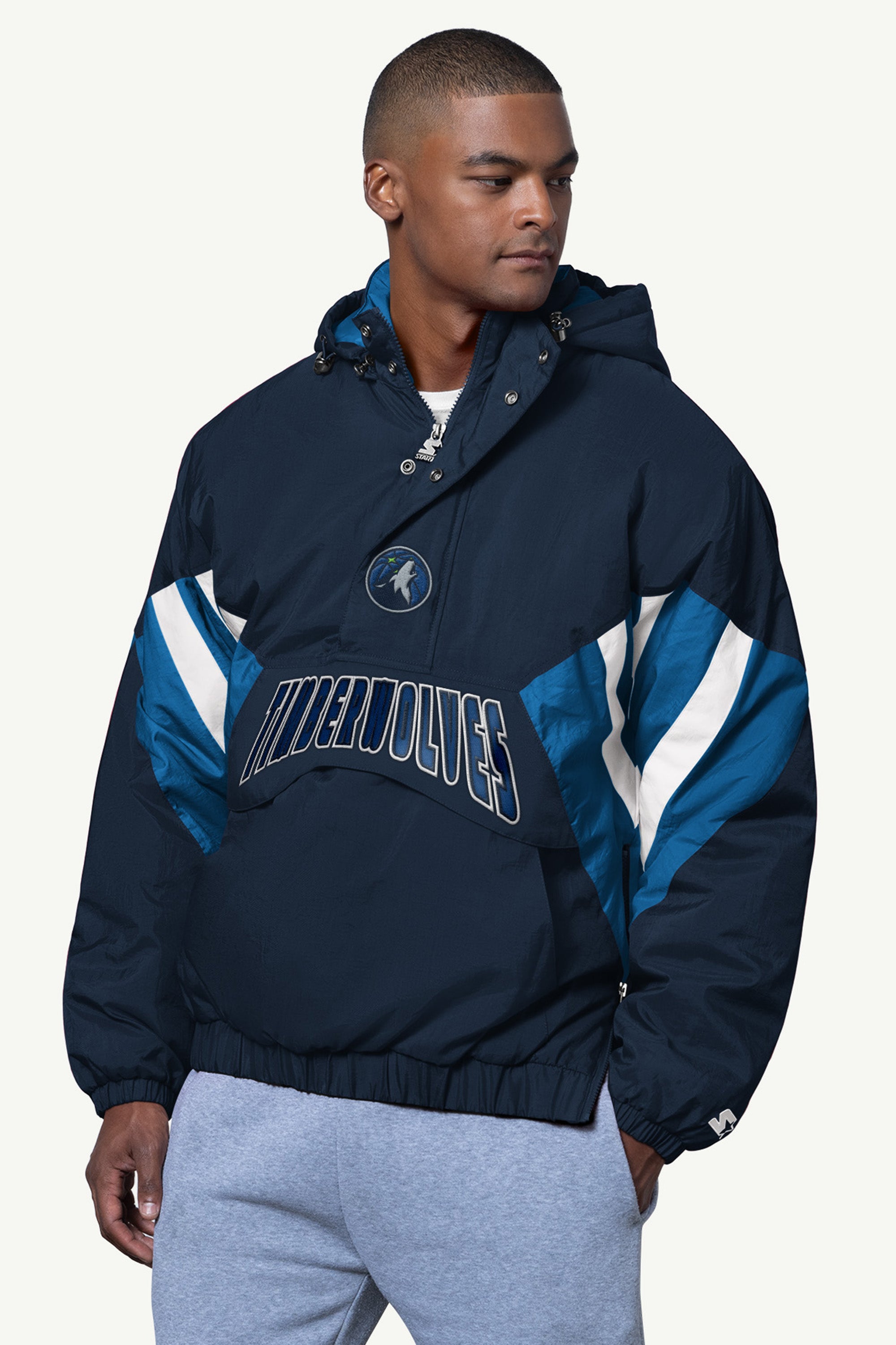 MENS MINNESOTA TIMBERWOLVES LINE UP BREAKAWAY CRINKLE POPOVER View 1 | NBA