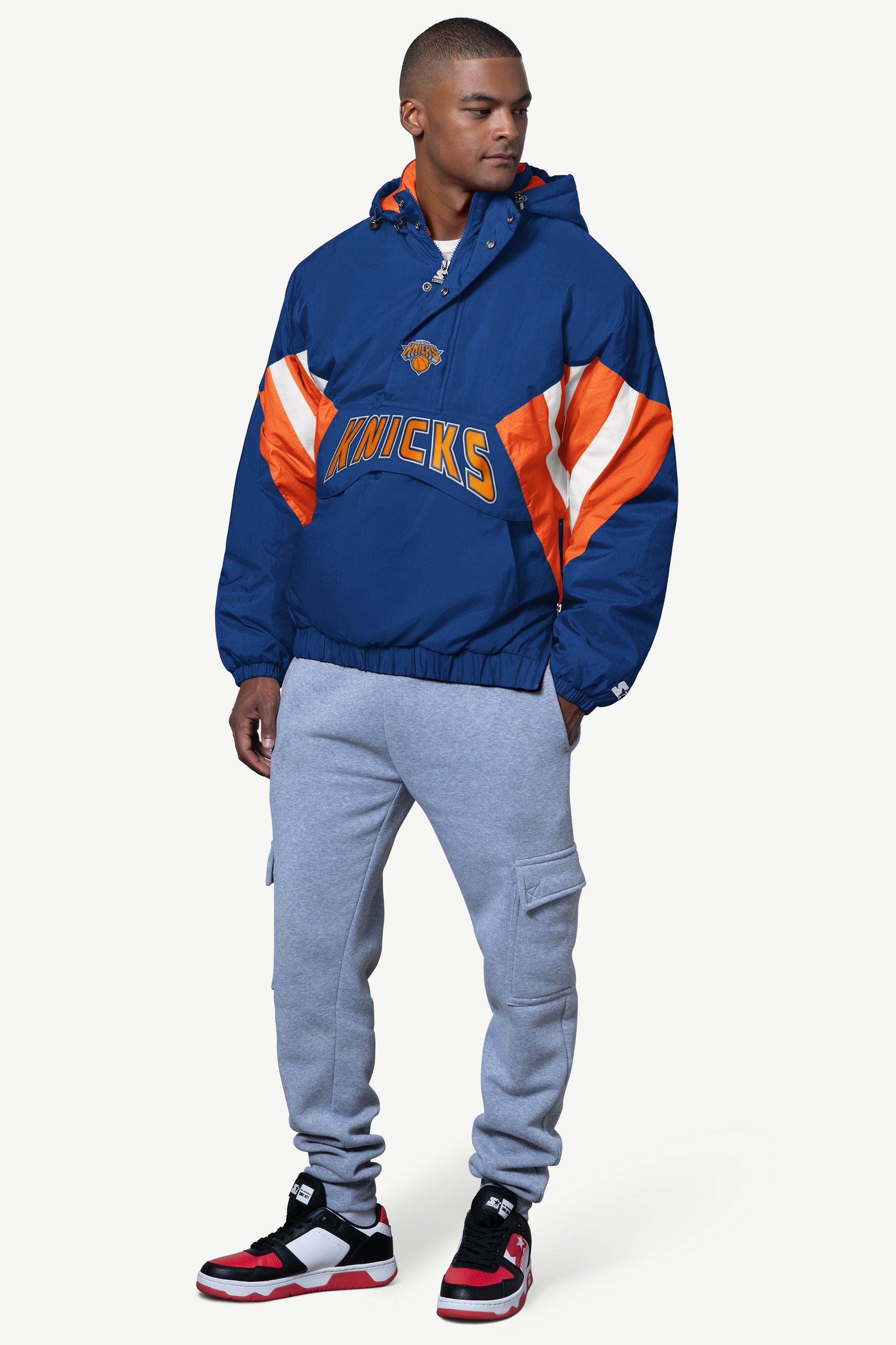 MENS NEW YORK KNICKS LINE UP BREAKAWAY CRINKLE POPOVER View 3 | NBA