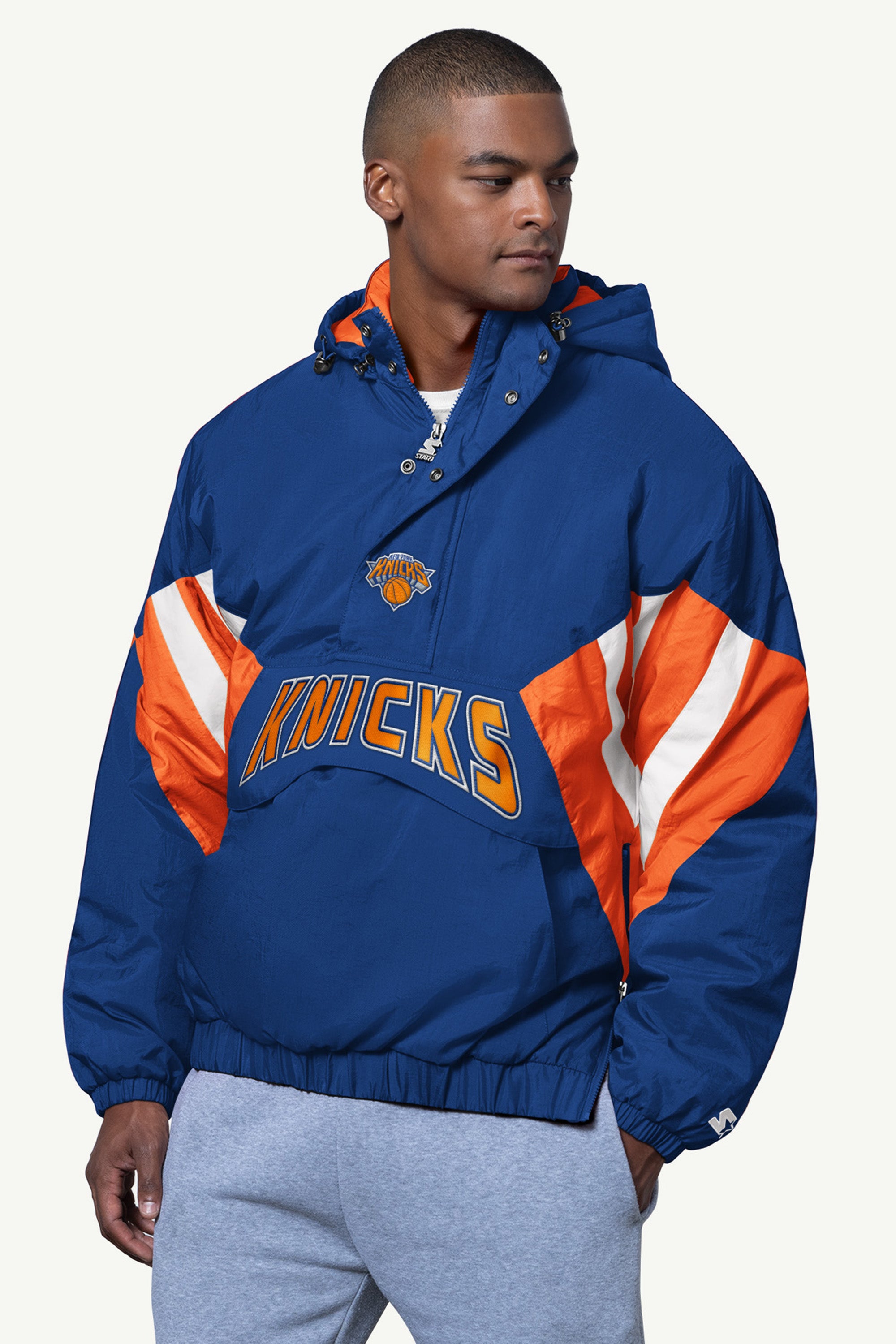 MENS NEW YORK KNICKS LINE UP BREAKAWAY CRINKLE POPOVER View 1 | NBA