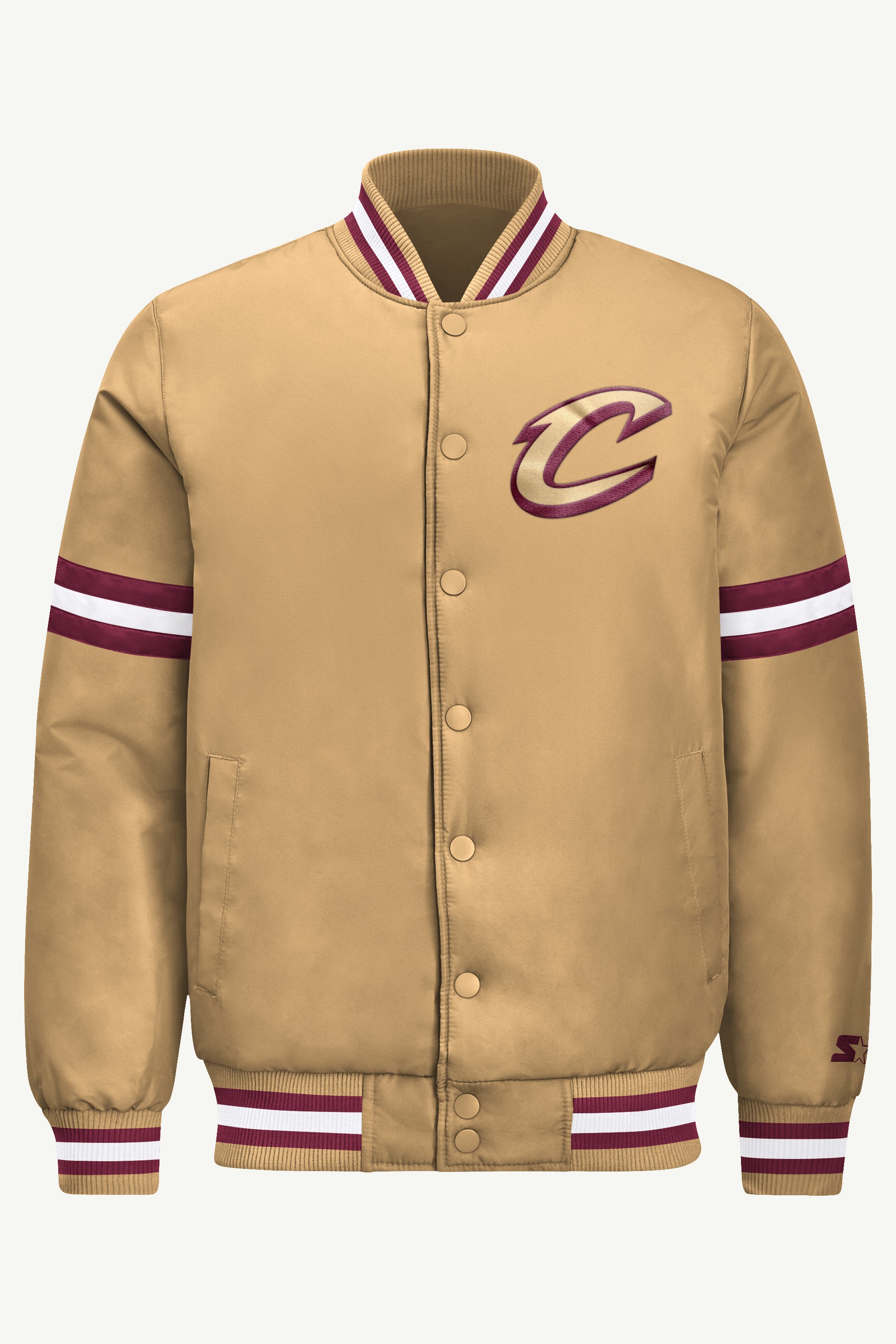 MENS CLEVELAND CAVALIERS COURTSIDE VARSITY JACKET View 2