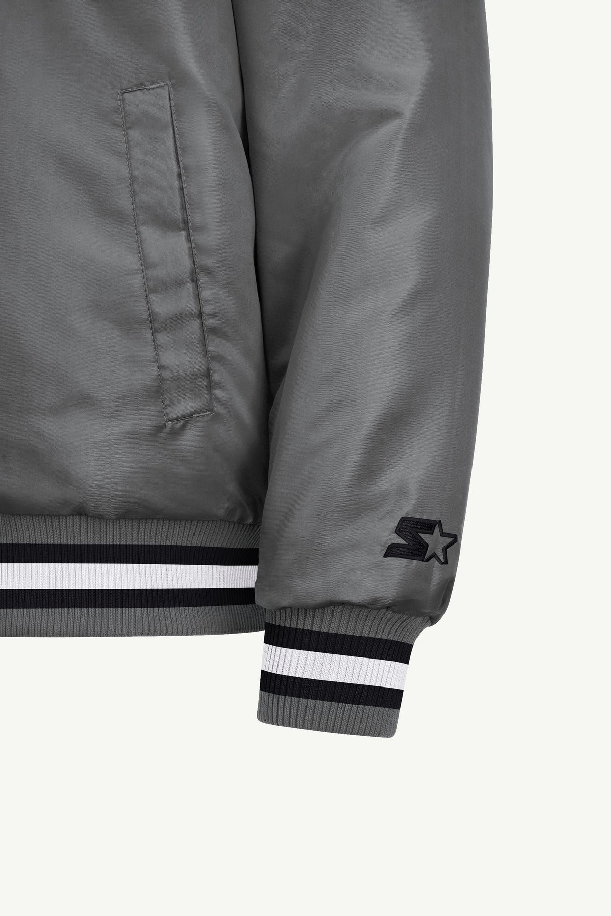 MENS BROOKLYN NETS COURTSIDE VARSITY JACKET View 6