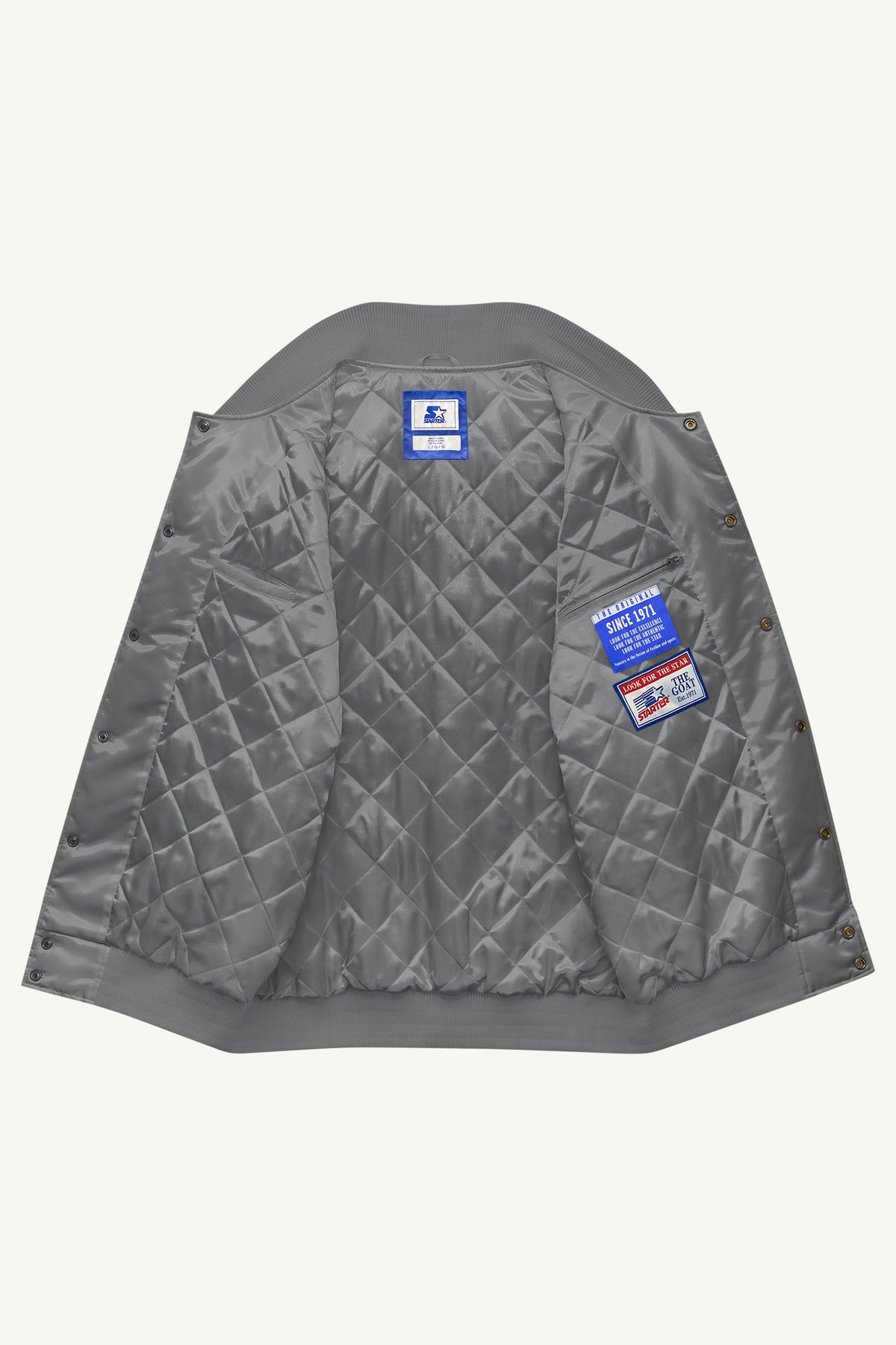 MENS BROOKLYN NETS COURTSIDE VARSITY JACKET View 5