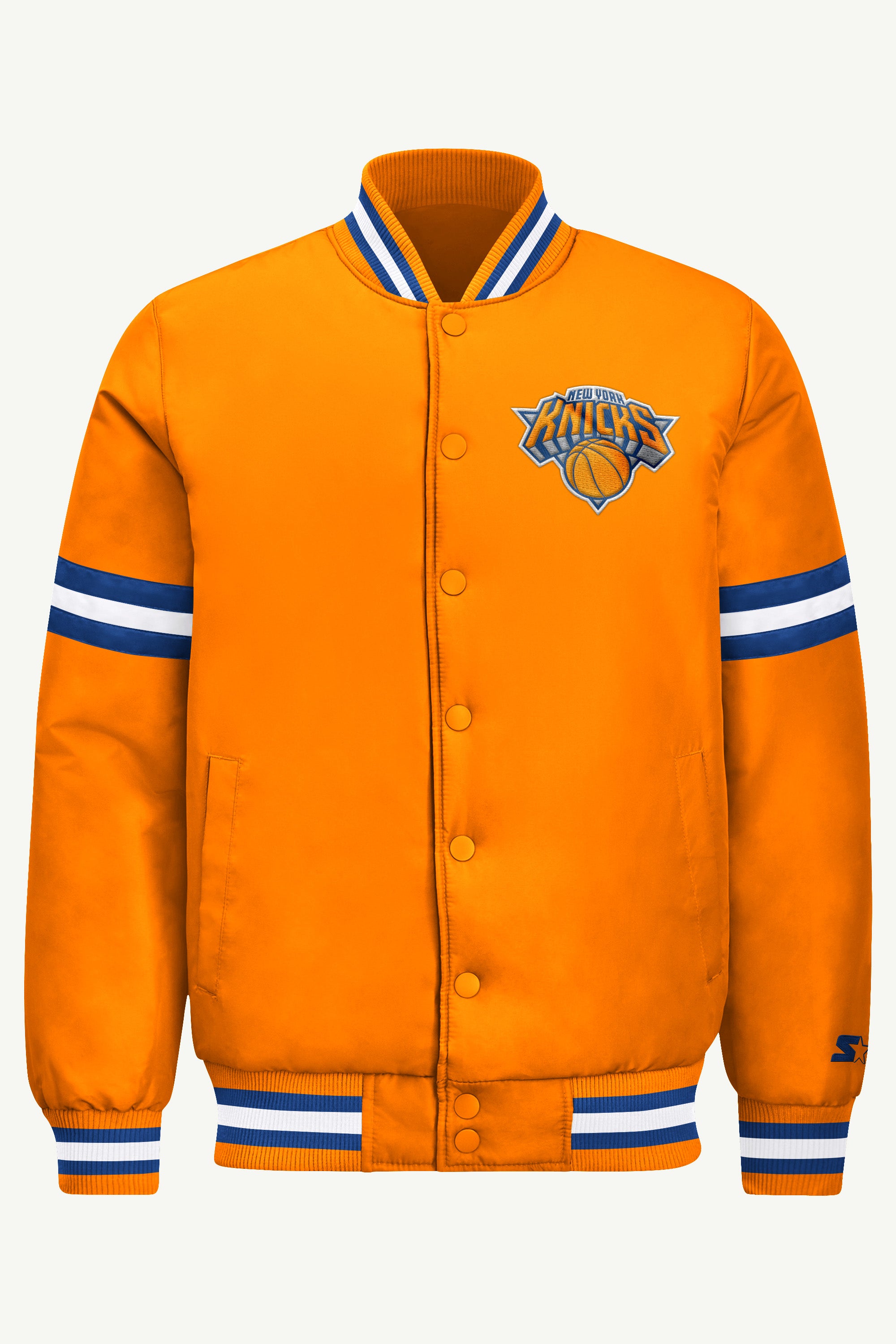 MENS NEW YORK KNICKS COURTSIDE VARSITY JACKET View 2