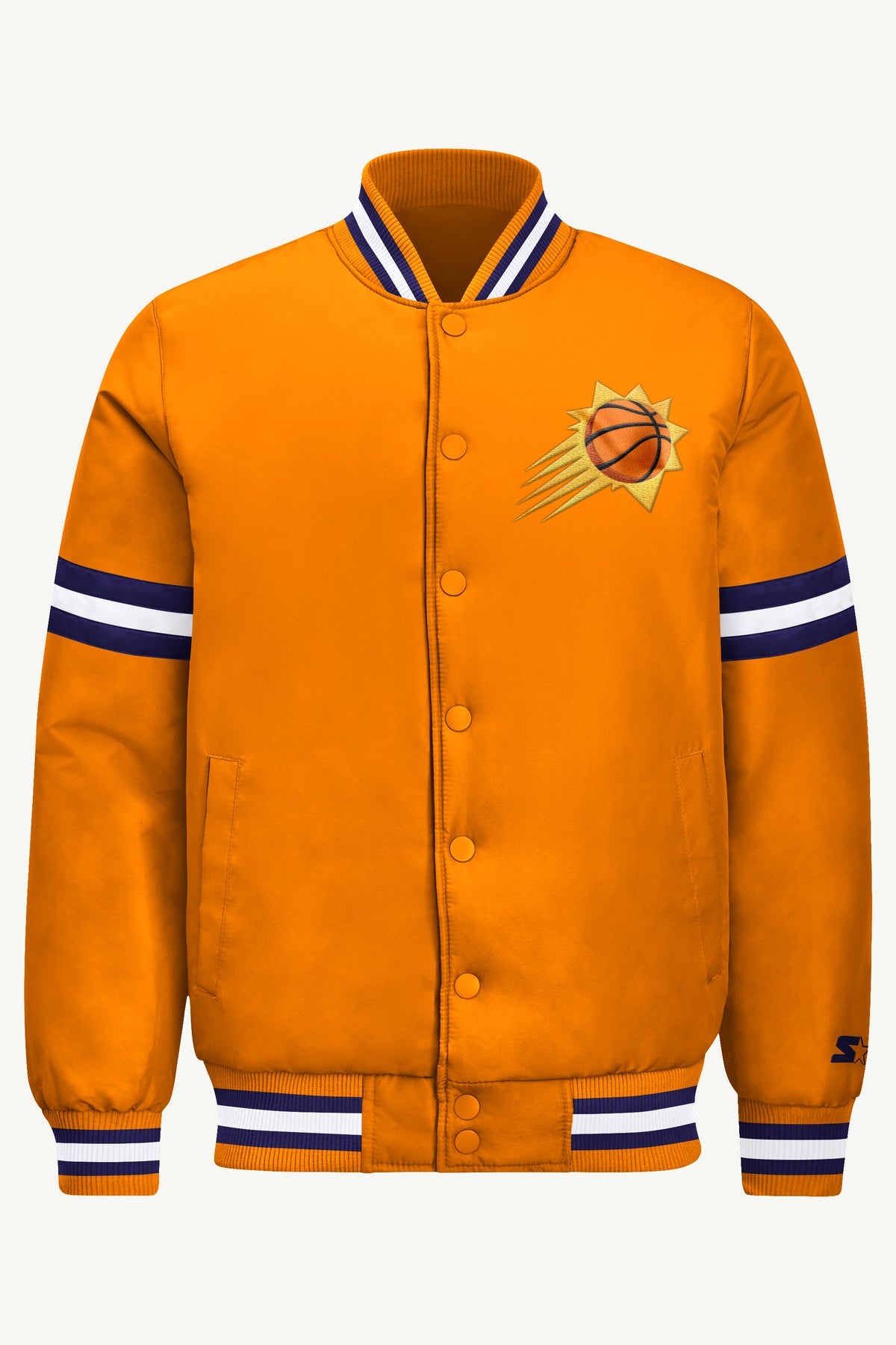 MENS PHOENIX SUNS COURTSIDE VARSITY JACKET View 2
