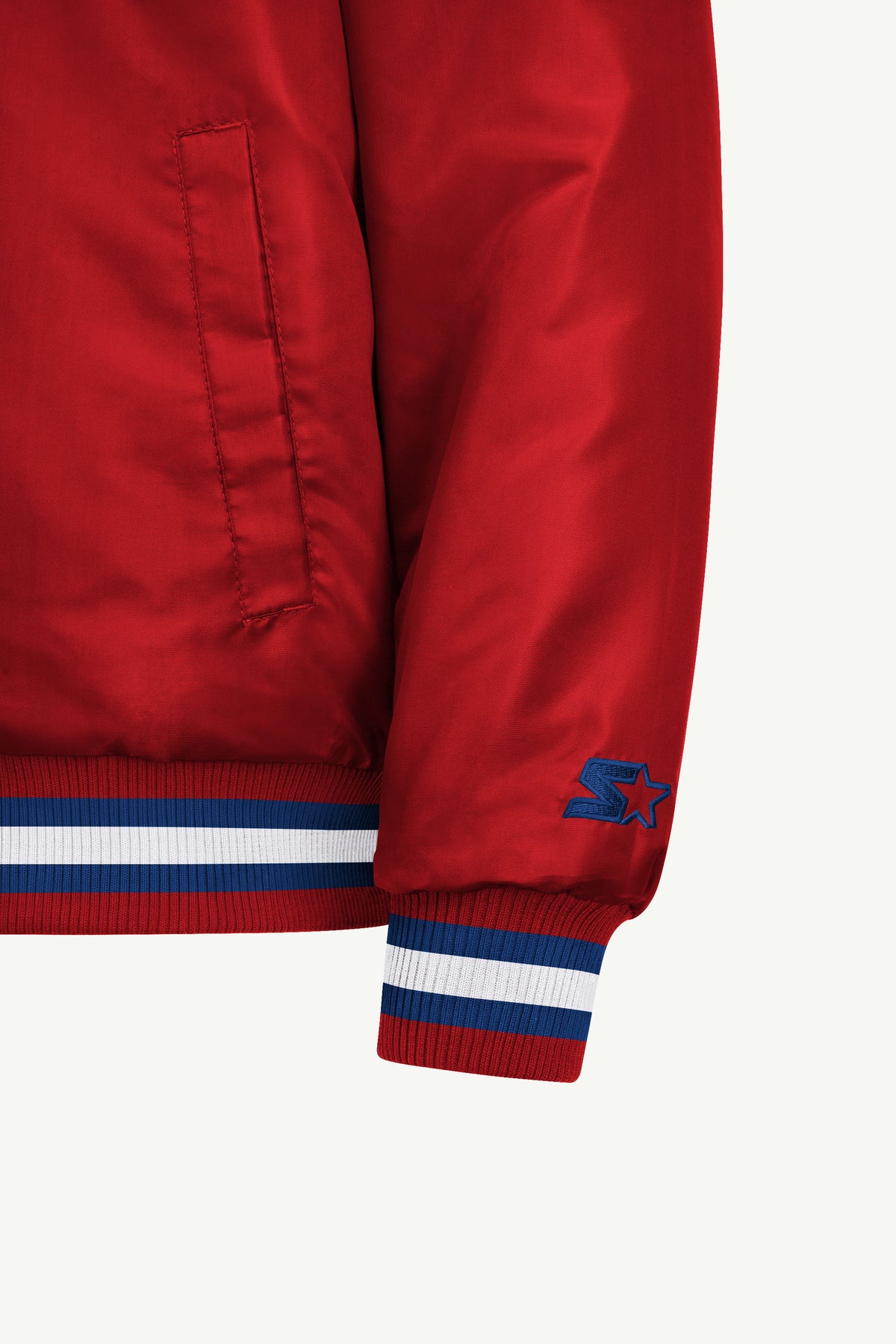 MENS PHILADELPHIA 76ERS COURTSIDE VARSITY JACKET View 5