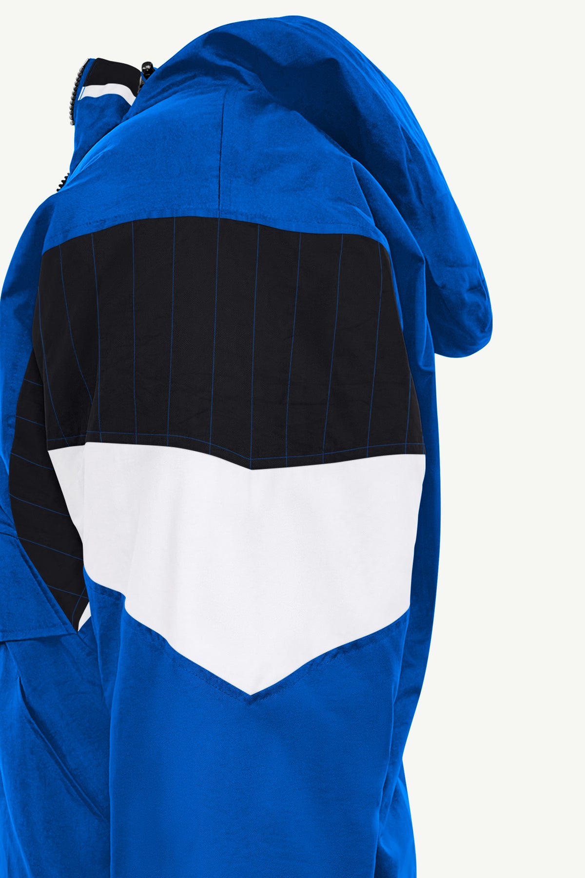 MENS ORLANDO MAGIC JACKET THROWBACK HALF ZIP HOODED JACKET View 5