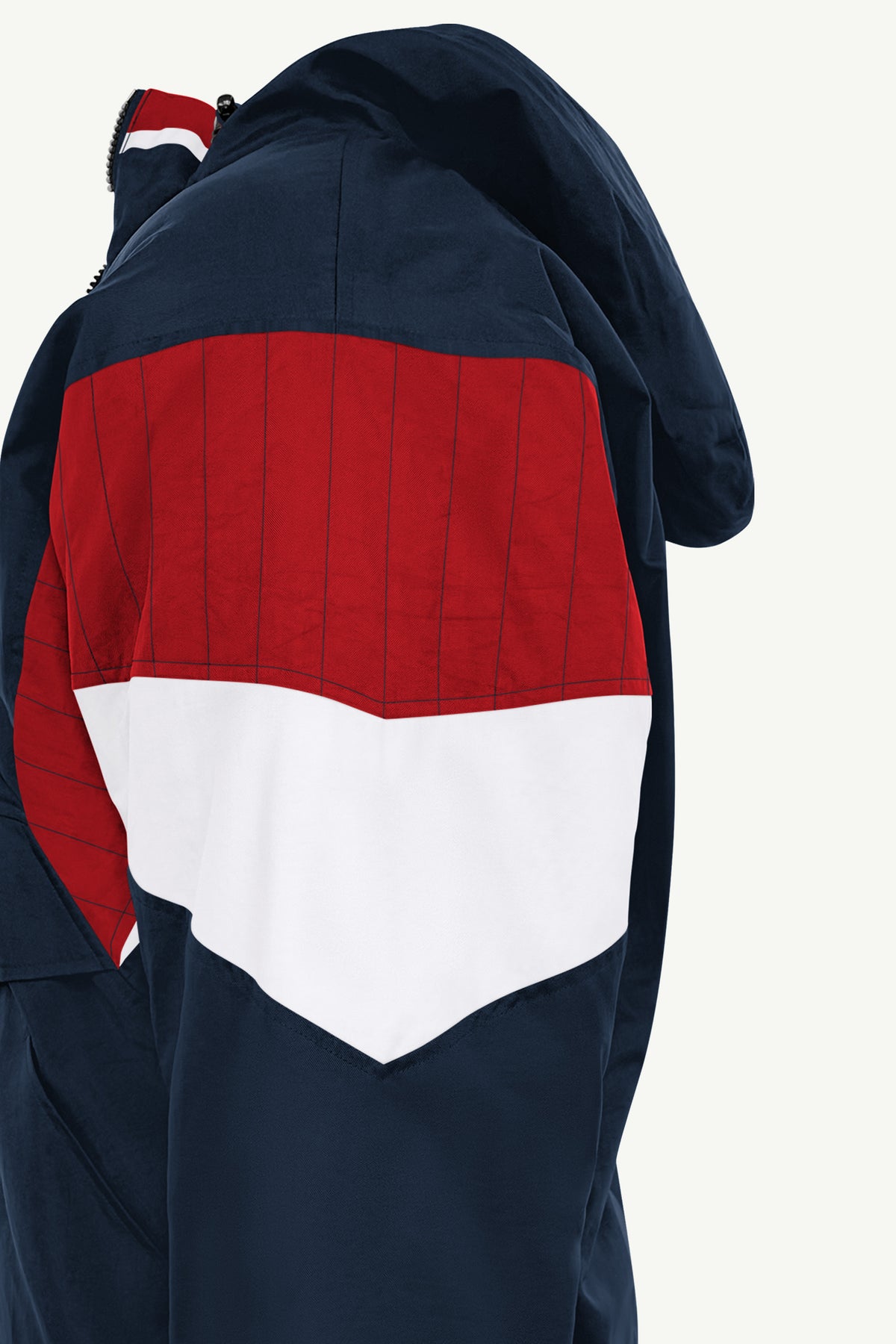 MENS WASHINGTON WIZARDS THROWBACK HALF ZIP HOODED JACKET View 5
