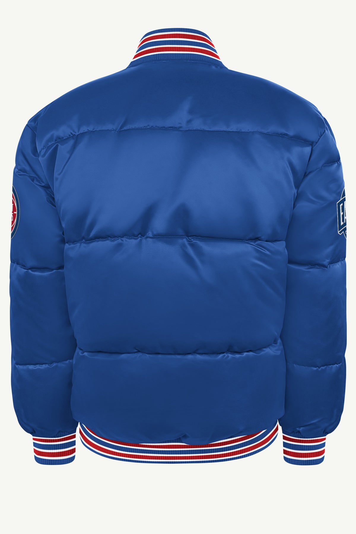 MENS DETROIT PISTONS BRONX BUBBLE PUFFER View 3 | Gifts for Him
