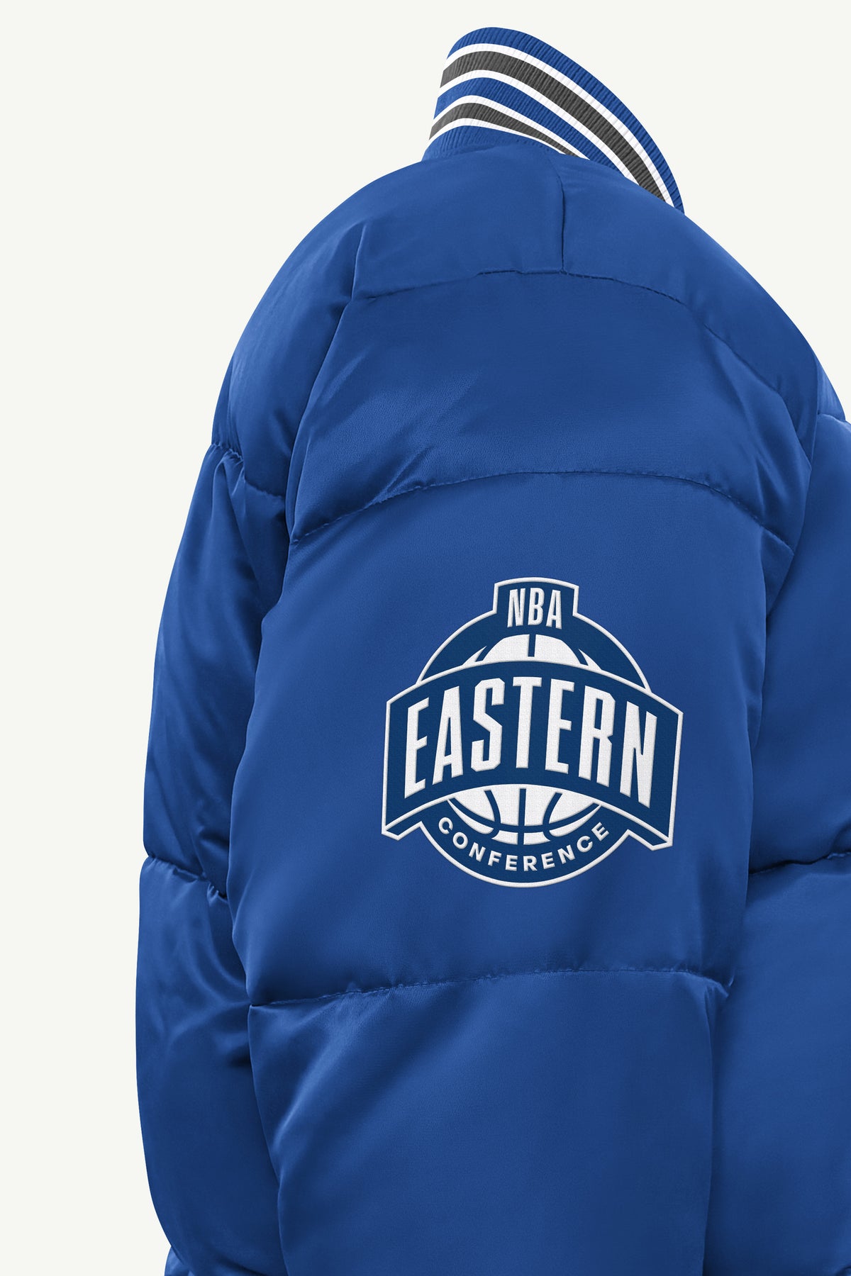 MENS DETROIT PISTONS BRONX BUBBLE PUFFER View 5 | Gifts for Him