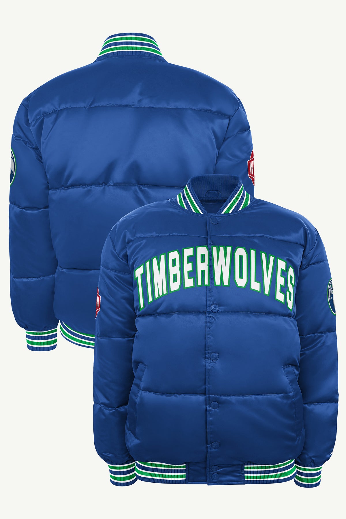 MENS MINNESOTA TIMBERWOLVES BRONX BUBBLE PUFFER View 1 | New Arrivals